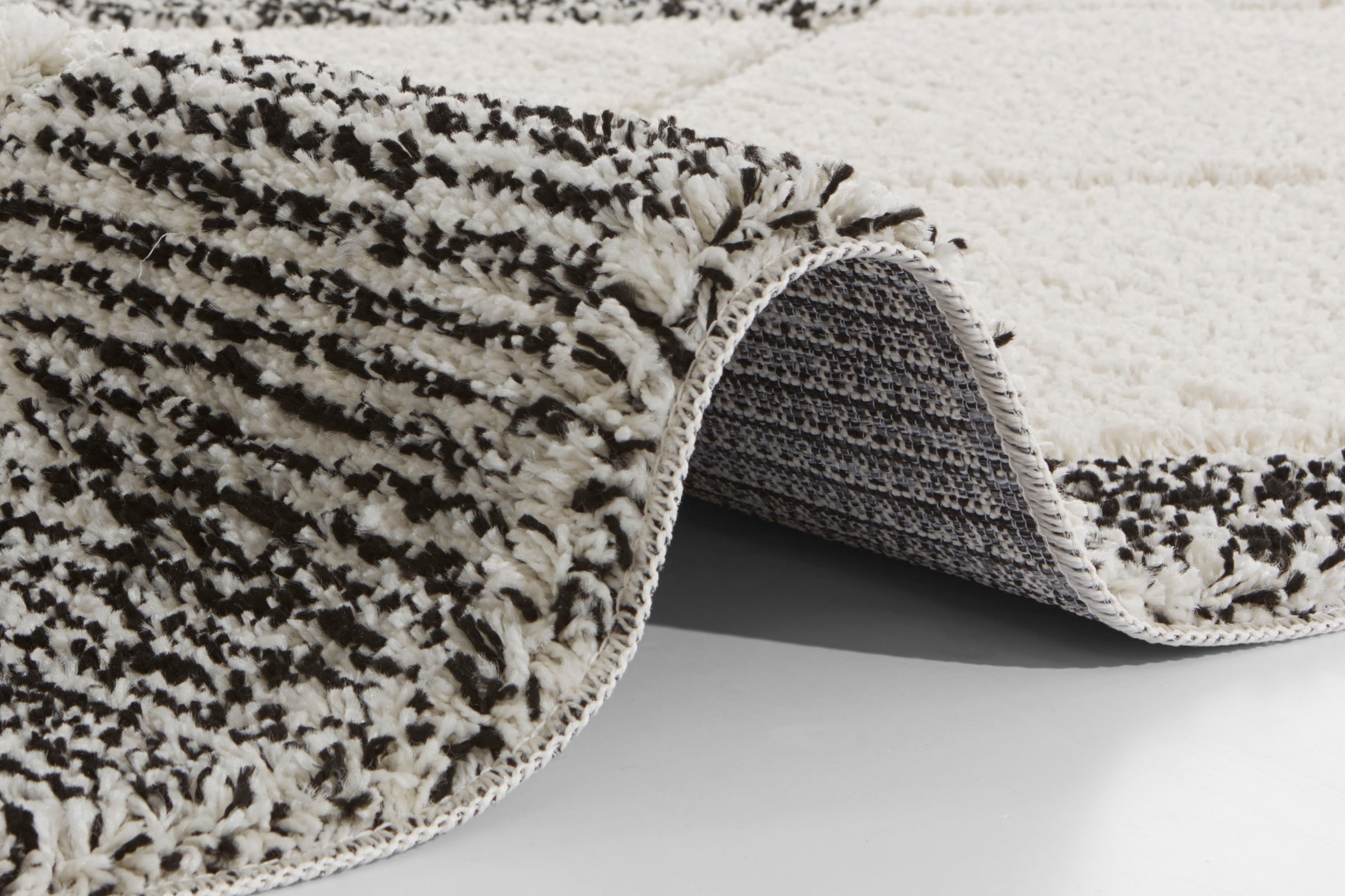 HANSE Home Hochflor-Teppich »Sinai«, rechteckig, 35 mm Höhe, Sisal-Optik, Hoch-Tief Struktur, Robust, Pflegeleicht
