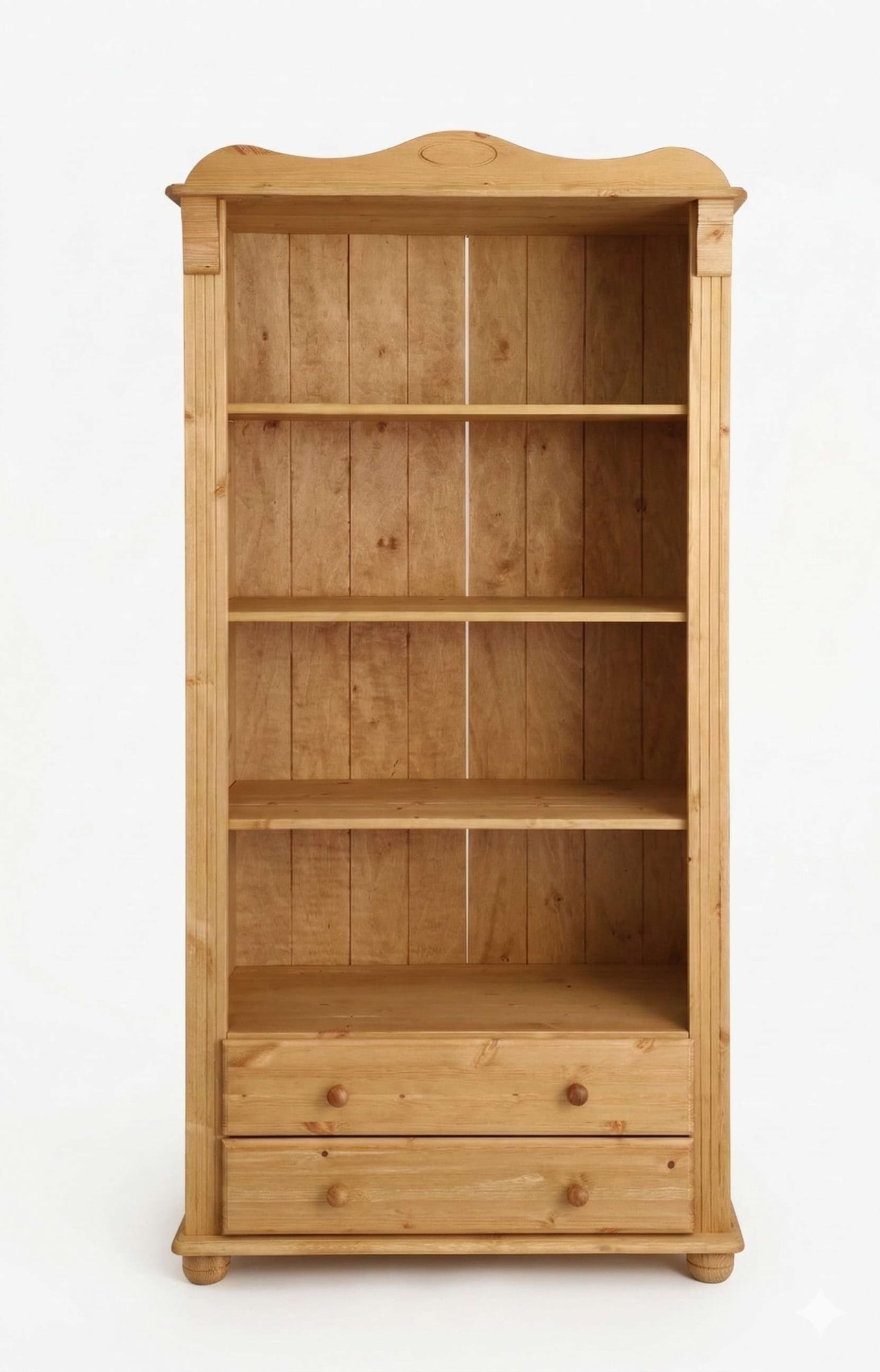 GOODproduct Bücherregal »Adele, Standregal, Regal« B/T/H:,  aus massiver Kiefer, Breite 92 cm, mit 2 Schubladen, FSC®