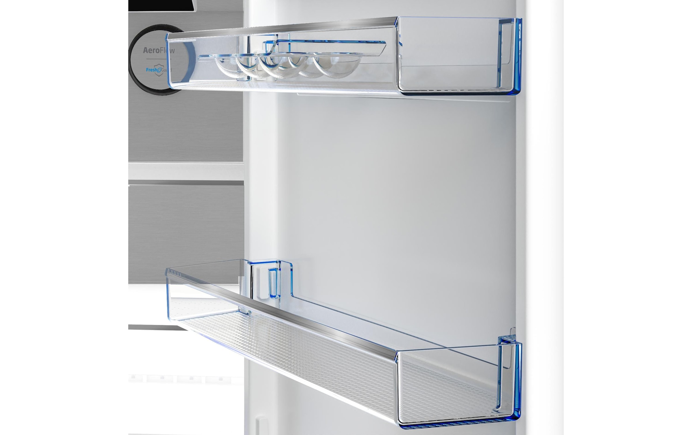 BEKO Combiné réfrigérateur/congélateur »KG540« 203,5 cm hoch 59,5 cm breit