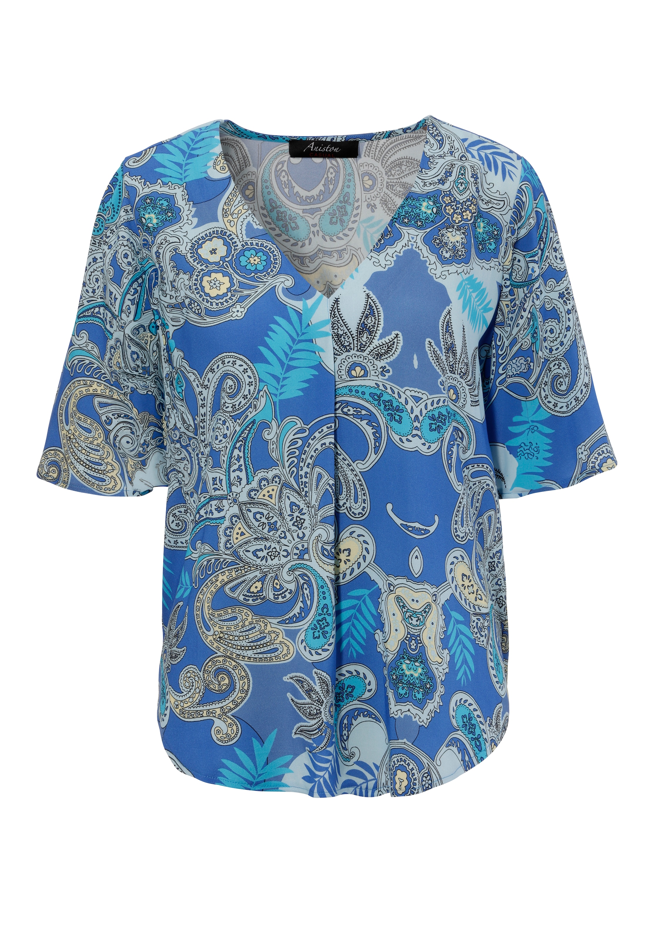 Aniston CASUAL Schlupfbluse, mit grossflächigem Paisley-Muster