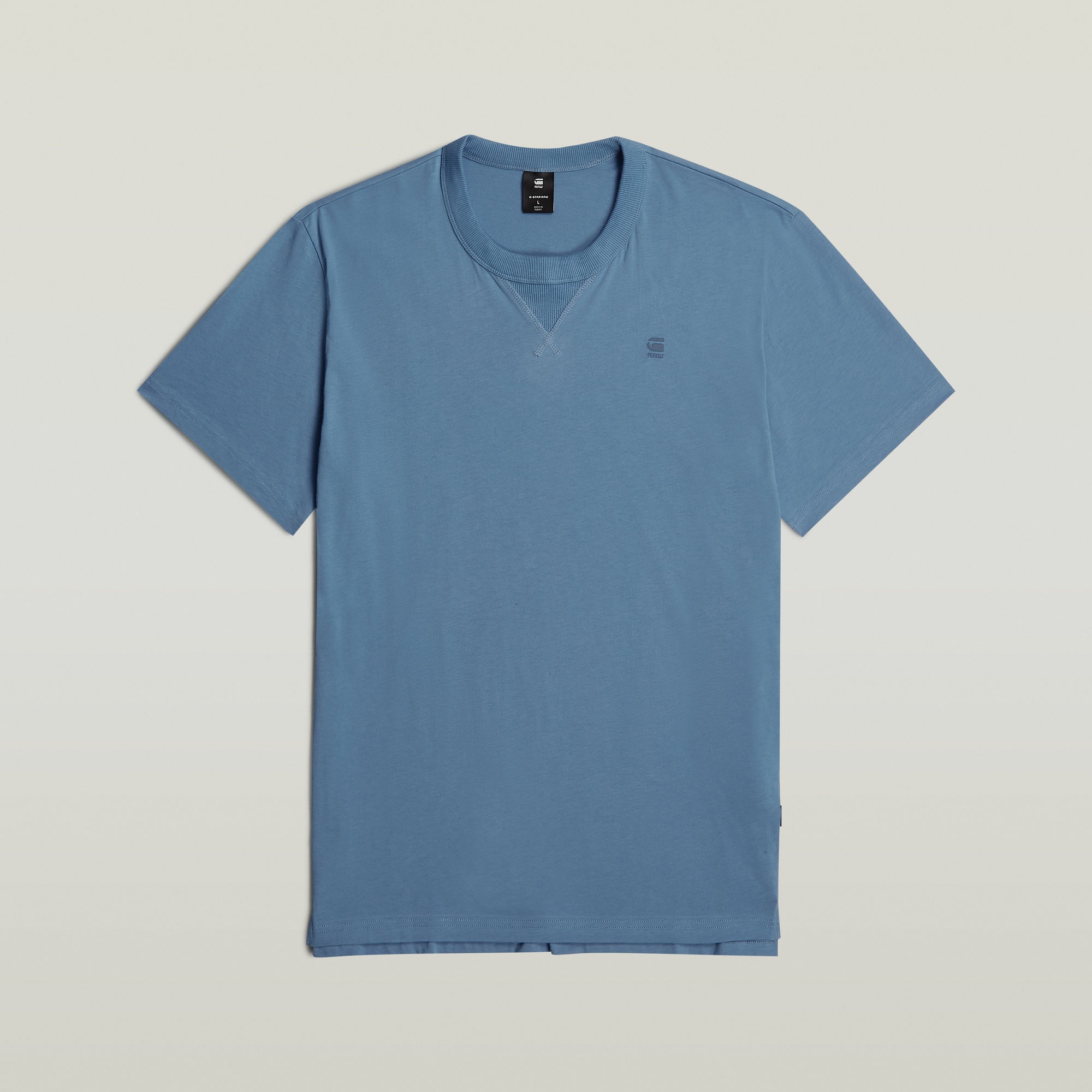 G-STAR T-Shirt »Nifous«, Rundhals, mit Rippeinsatz