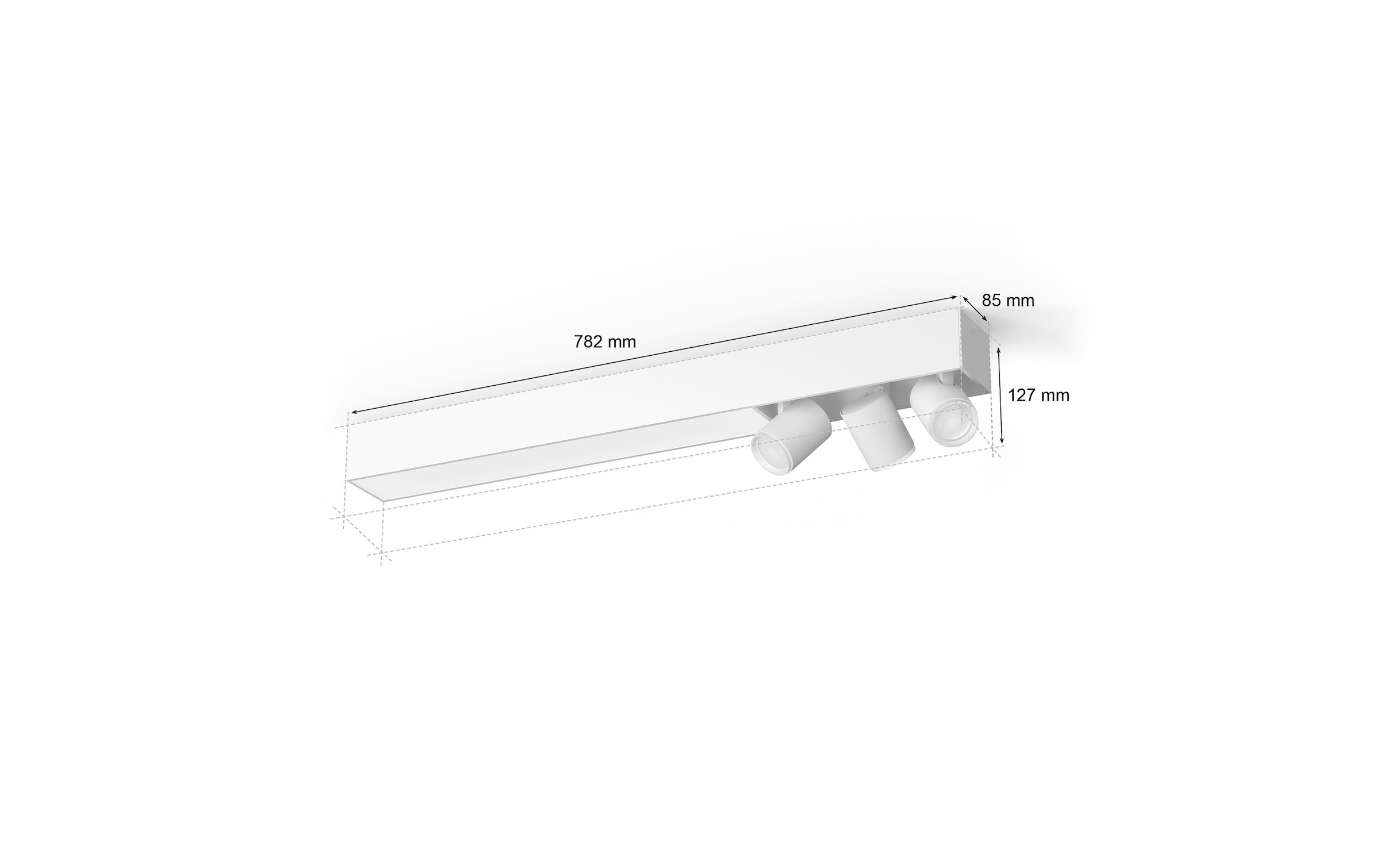 Philips Hue LED Deckenleuchte »Centris«, Leuchtmittel GU10 | LED wechselbar