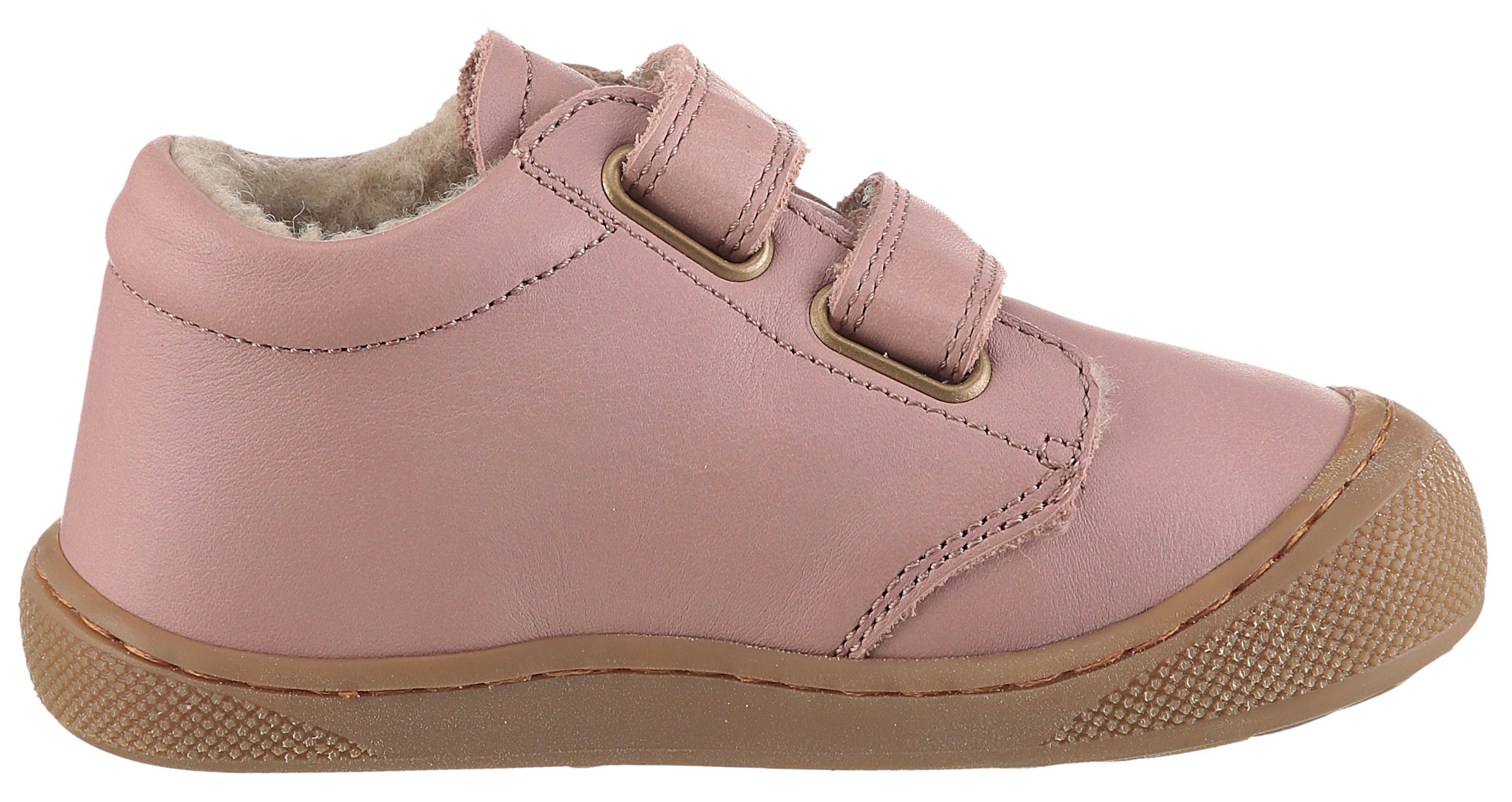 Naturino Chaussures de marche »Cocoon Wide«  chaussure pieds nus, chaussure à scratch forme large, gabarit de taille à télécharger