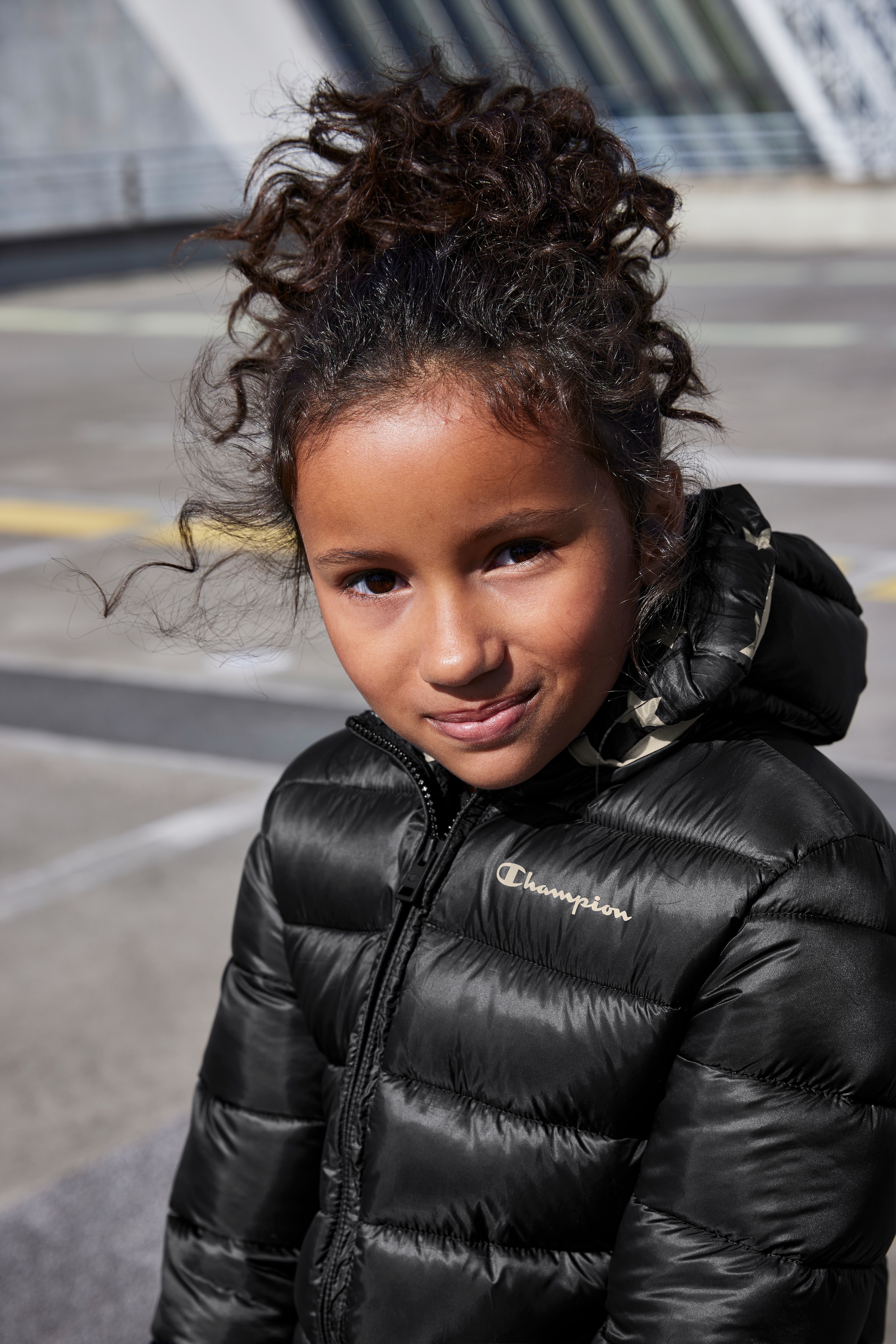 Champion Kapuze, Für mit Steppjacke bestellen Kinder Trendige versandkostenfrei Jacket«, »Hooded