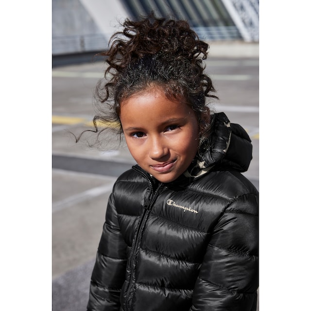 Jacket«, Kapuze, Trendige mit Steppjacke versandkostenfrei Champion Kinder bestellen Für »Hooded