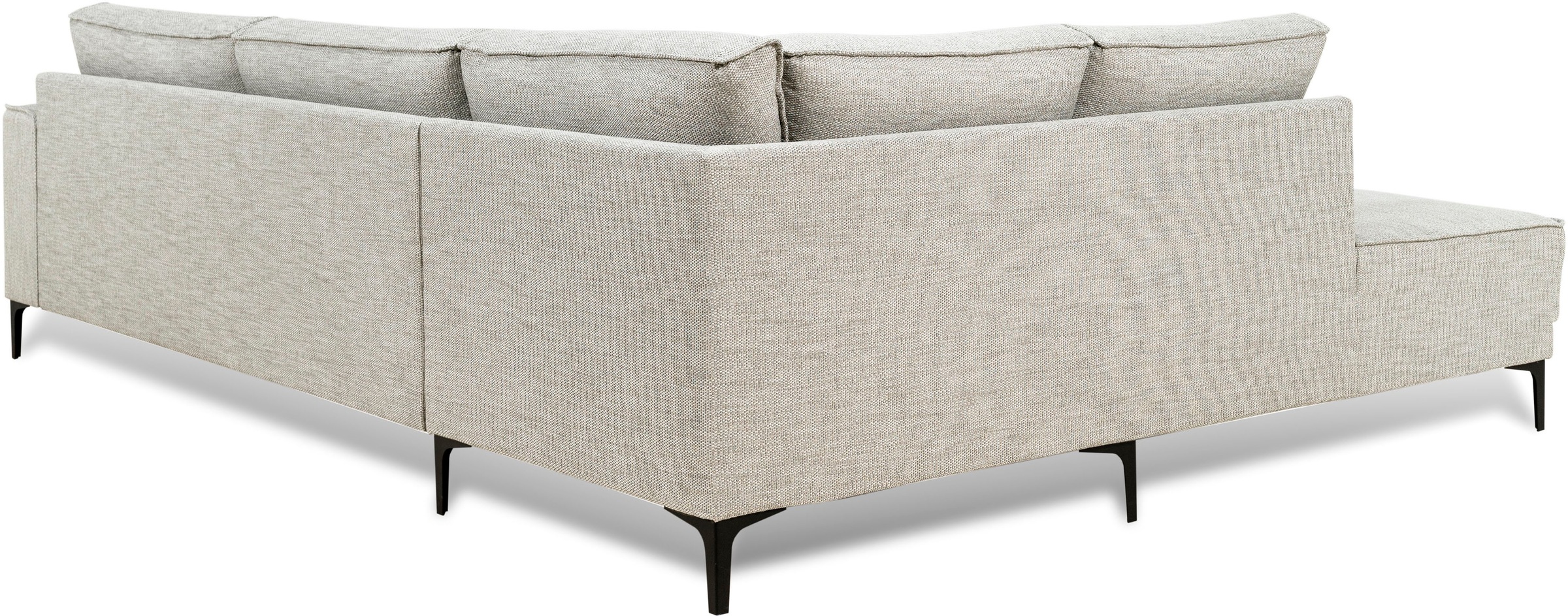 Places of Style Ecksofa Oland, L-Form, inkl. Rückenkissen, hochwertige Verarbeitung
