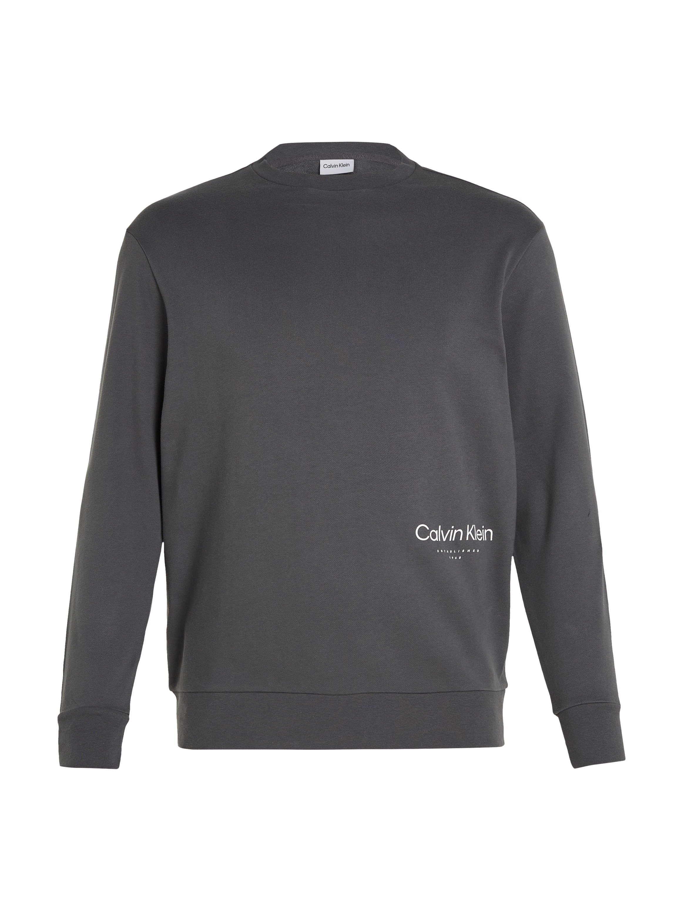 Calvin Klein Big&Tall Sweatshirt »BT_OFF PLACEMENT LOGO SWEATSHIRT«, in grossen Grössen mit Logoschriftzug