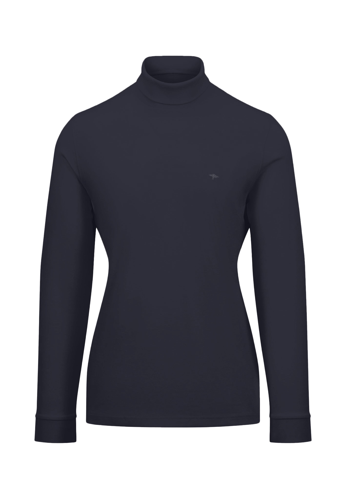 Image of FYNCH-HATTON Rollkragenshirt mit Logo-Bestickung an der Brust