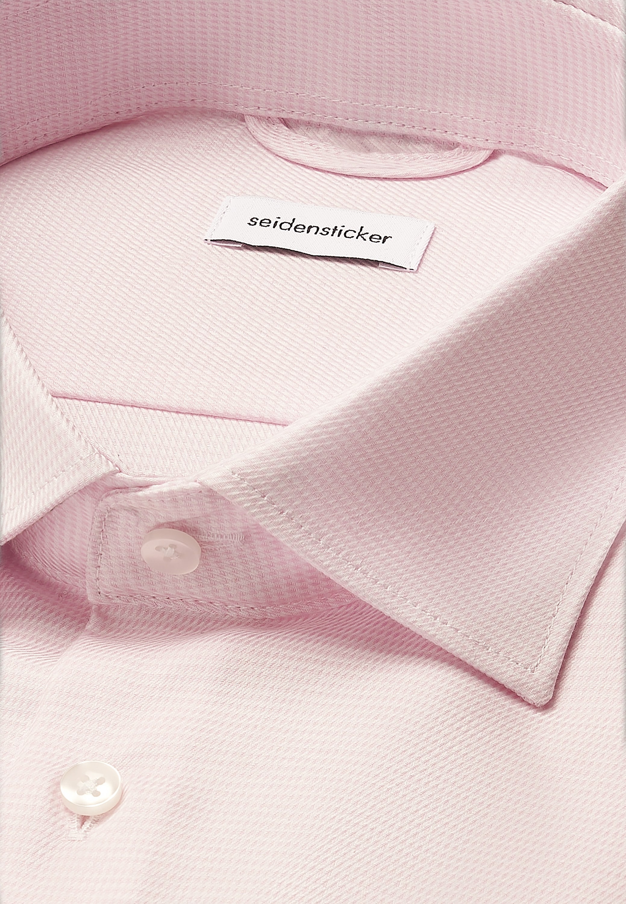 seidensticker Businesshemd »Schwarze Rose«, Slim 1/1 Kentkragen Struktur