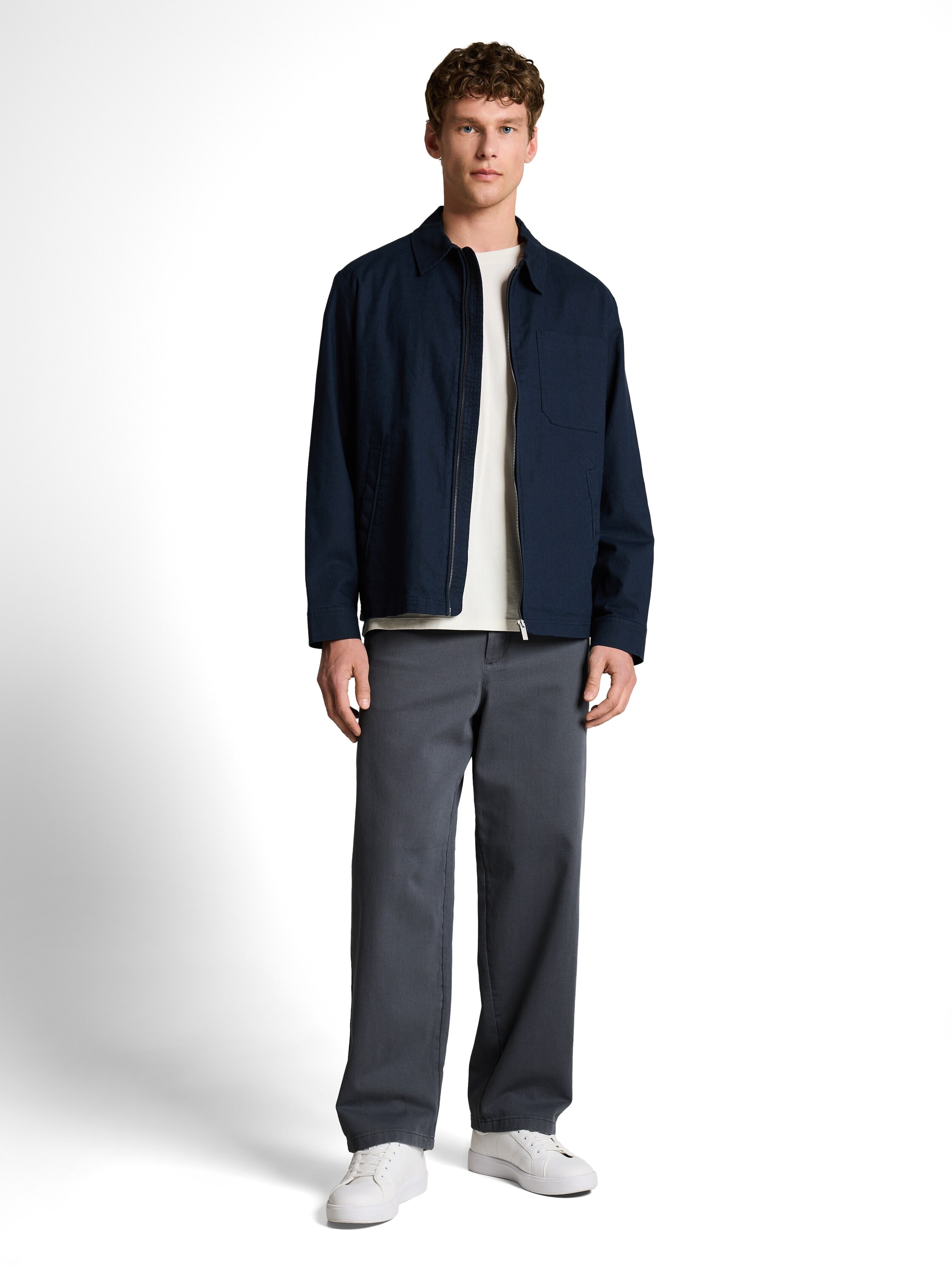 TOM TAILOR Denim Chinos  aus Baumwolle und im Loose Fit