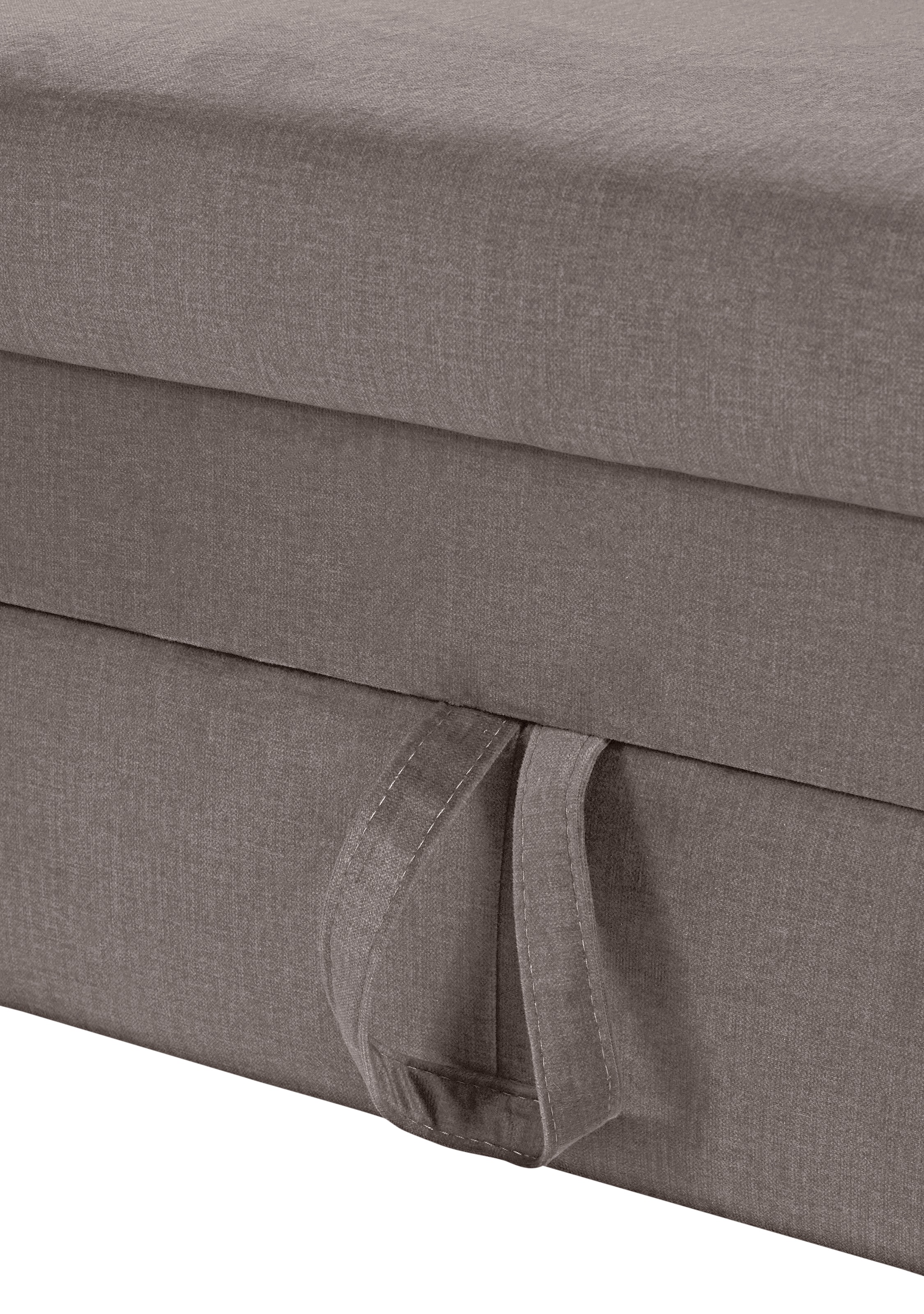COTTA Ecksofa »Morven L-Form mit Kopfteilverstellung«, wahlweise mit Bettfunktion, Bettkasten & Wireless-Charger