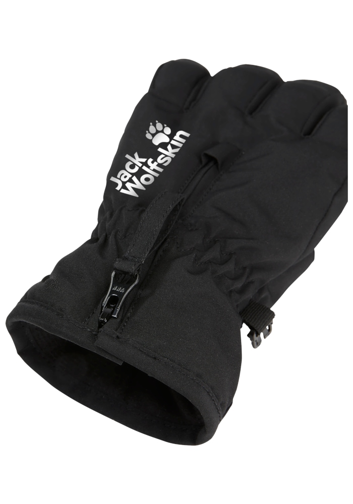 Jack Wolfskin Gants multisports »EASY ZIP GLOVE K« Doublure thermique isolante, tige longue avec protection contre le froid