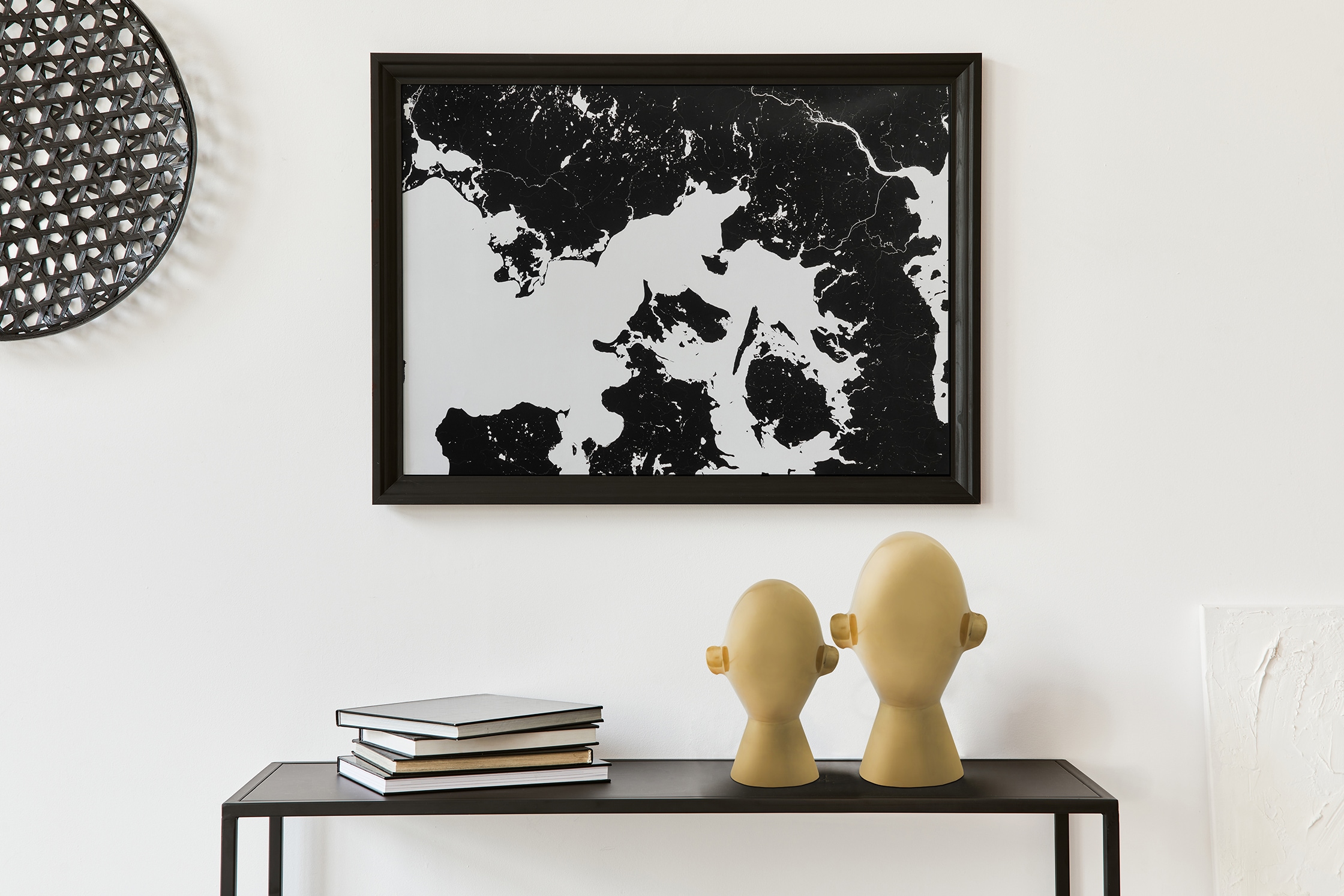 Image of Kayoom Skulptur "Skulptur Phantom 125" Handgefertigte Face-Skulptur aus Aluminium