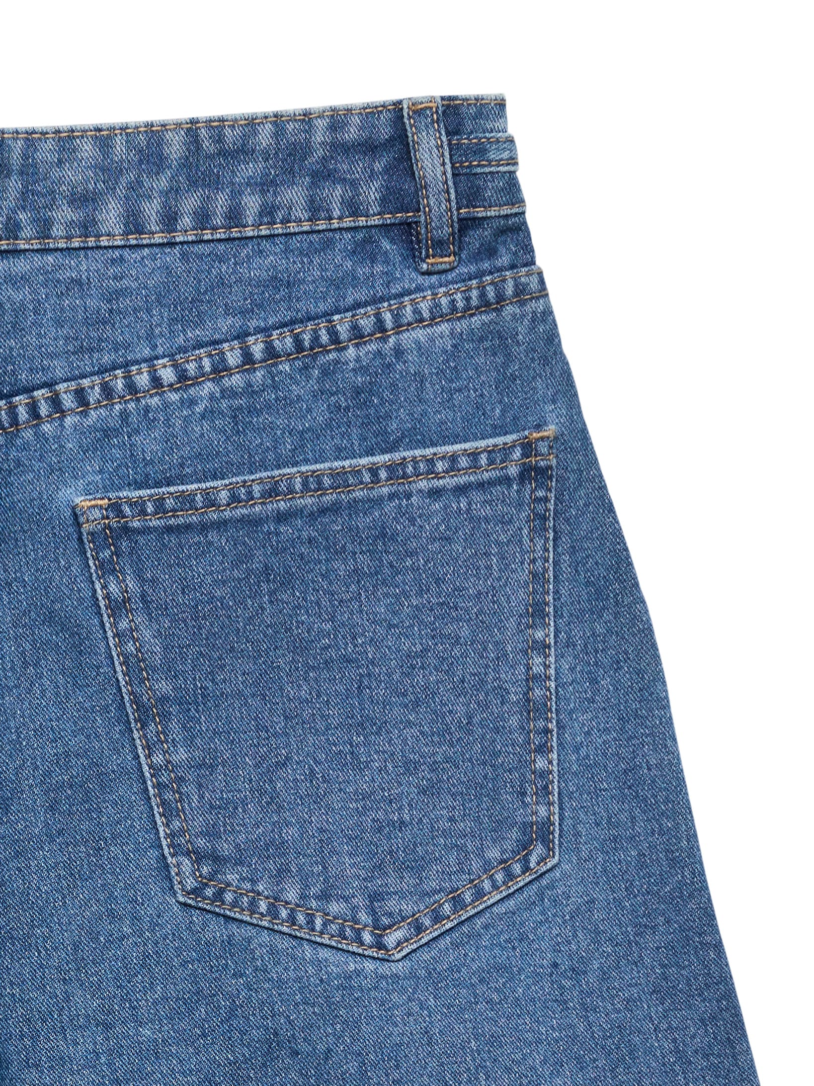 Vero Moda Jeansshorts »VMKATHY HR BERMUDA SHORTS SI357« Baumwollmischung, regular fit