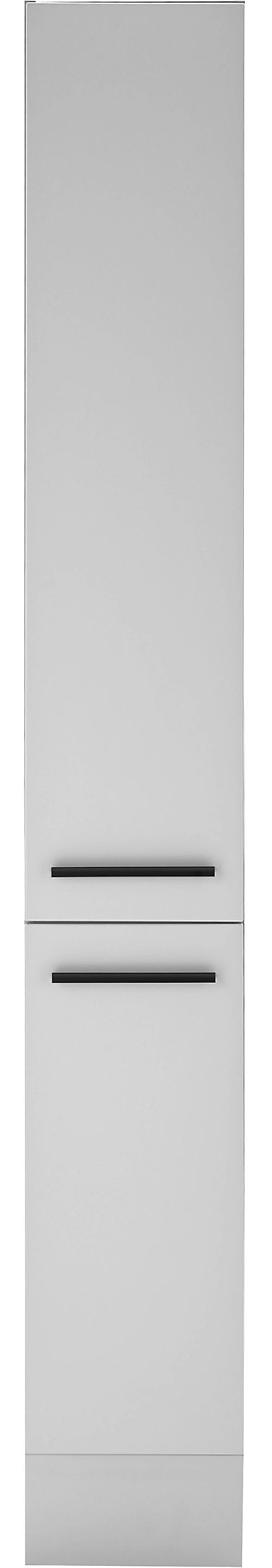 BASIC by Balculina Armoire à provisions »Denver, Küchenschrank BxHxT 30 x 211 x 57« 1 cuis tlg. largeur 30cm, en gris mat/chêne lancelot