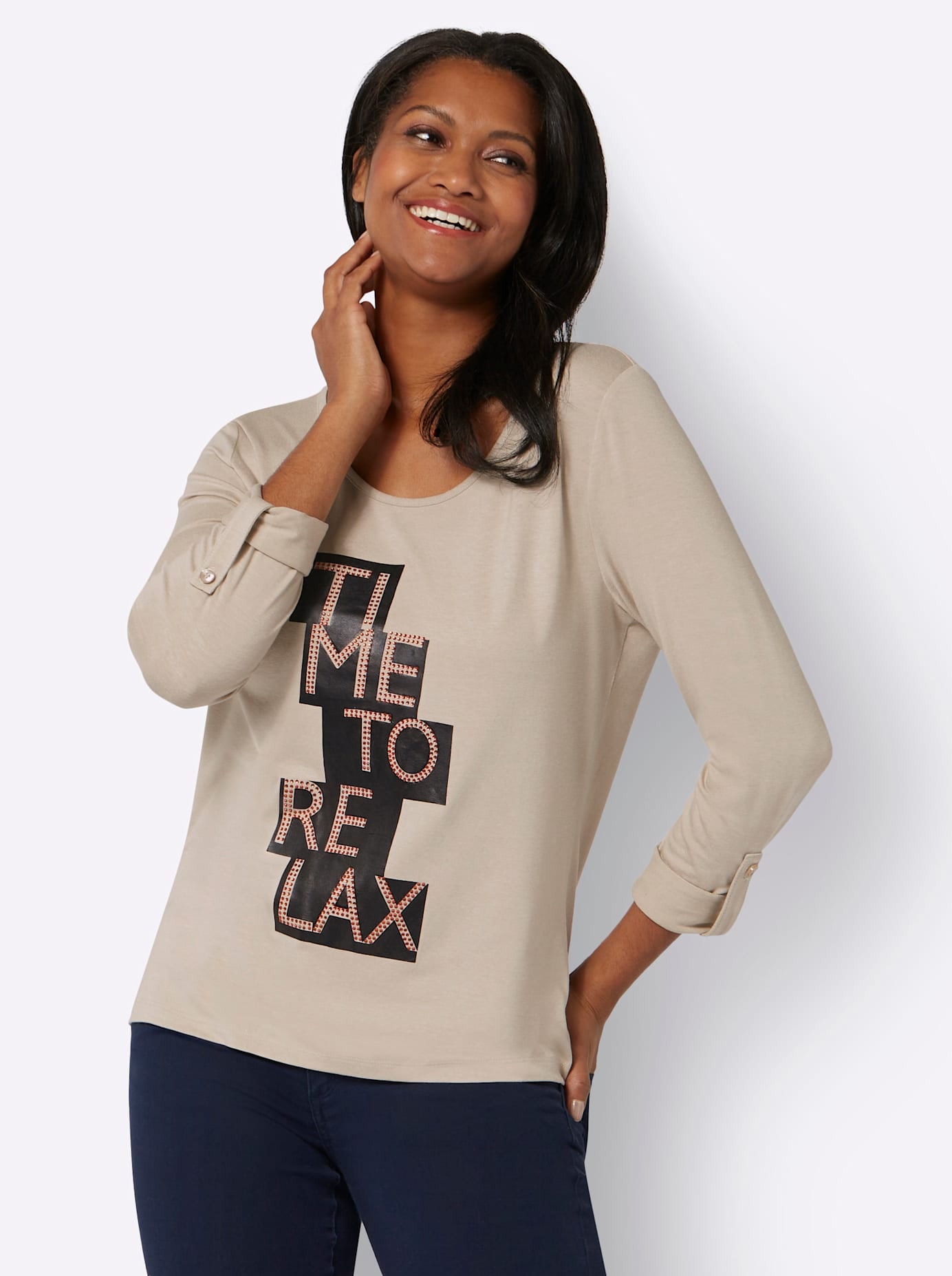 Inspirationen Print-Shirt »Shirt«, (1 tlg.)