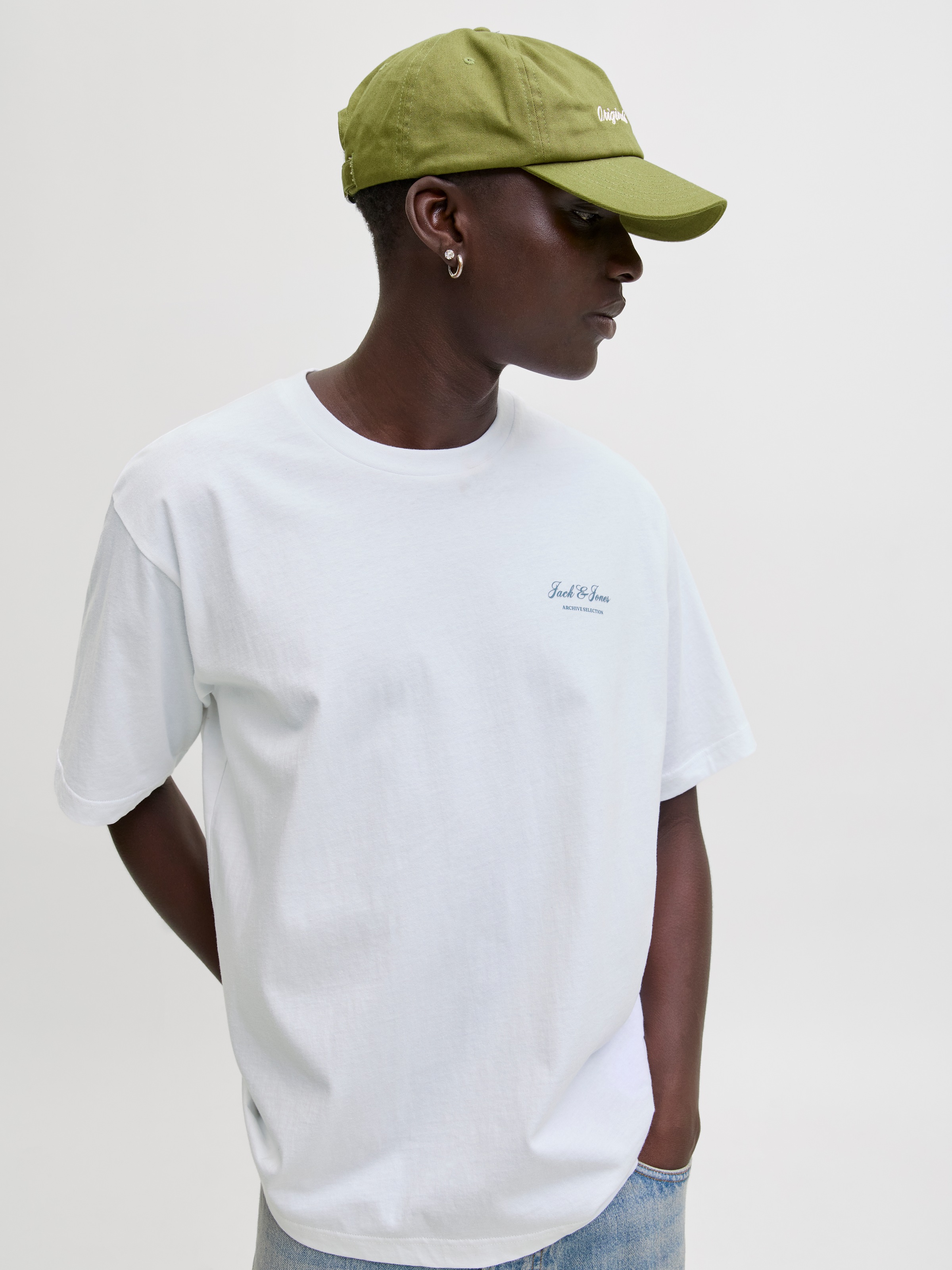 Jack & Jones Shirt à col rond »JJEARCHIVE GRAPHIC TEE SS O-NECK NOOS« Baumwolle, relaxed fit