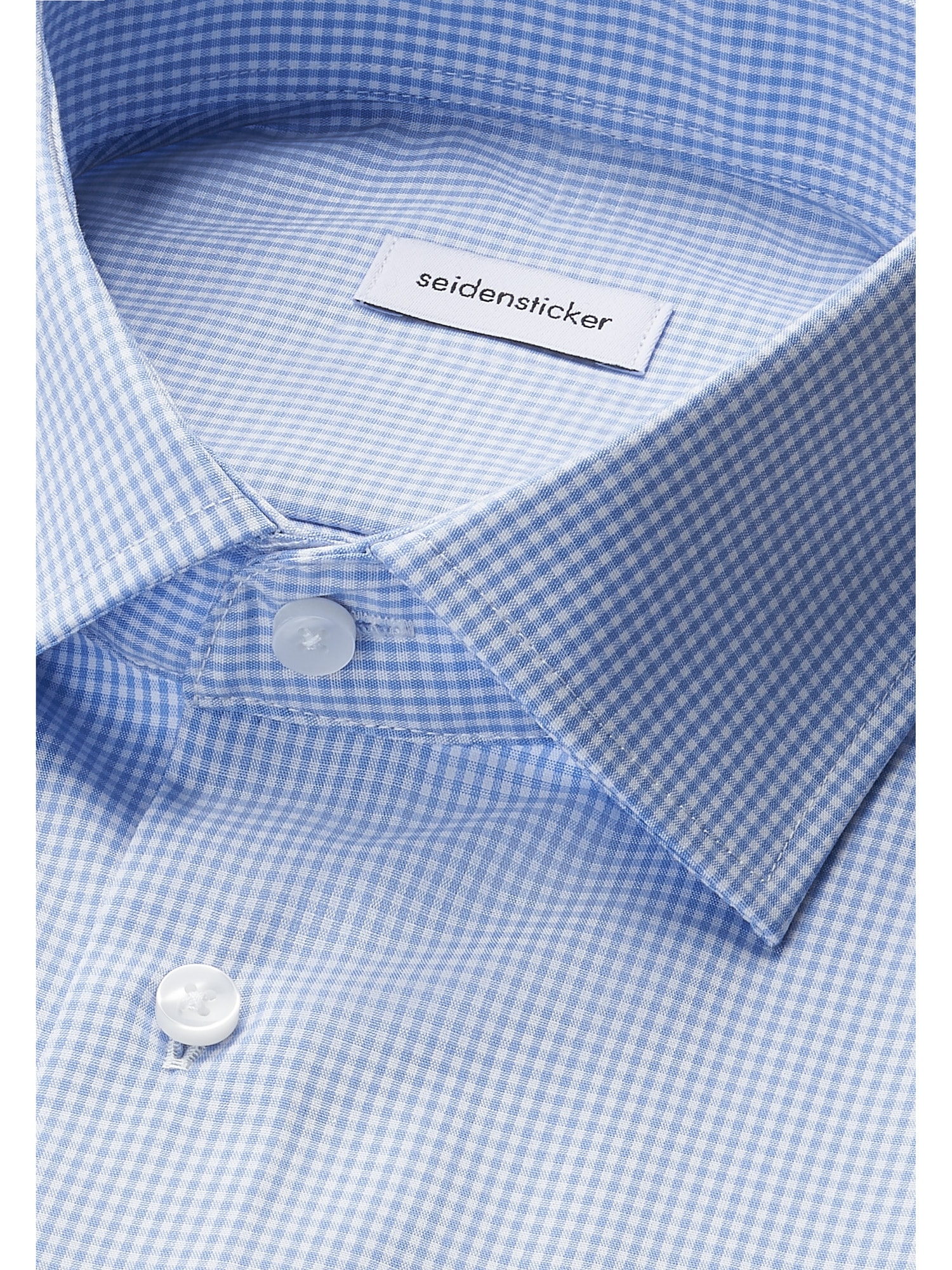 seidensticker Businesshemd »Schwarze Rose« Regular 1/1 Kentkragen Karo