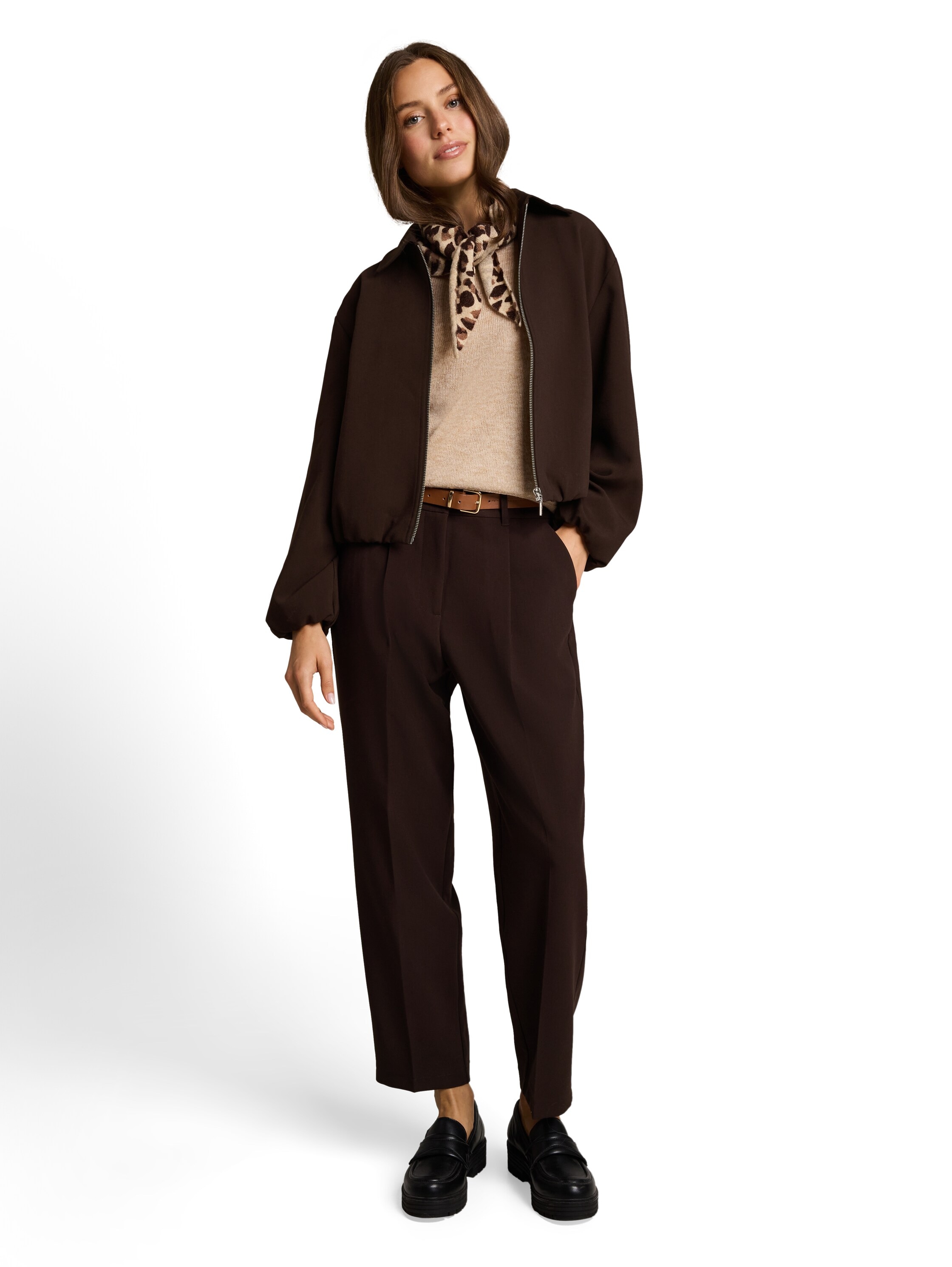 TOM TAILOR Jackenblazer »Loose« Kurzjacke im Loose Fit / Hemdkragen