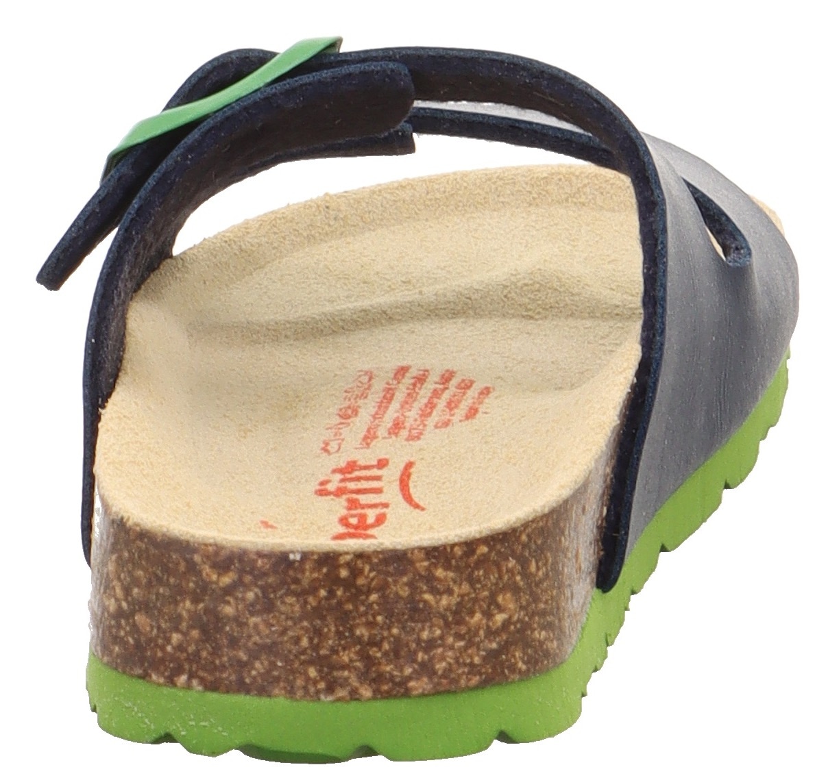 Superfit Pantolette »Hausschuh WMS: Mittel«, Schlappen, Hausschuh mit Schnallen, Grössenschablone zum Download