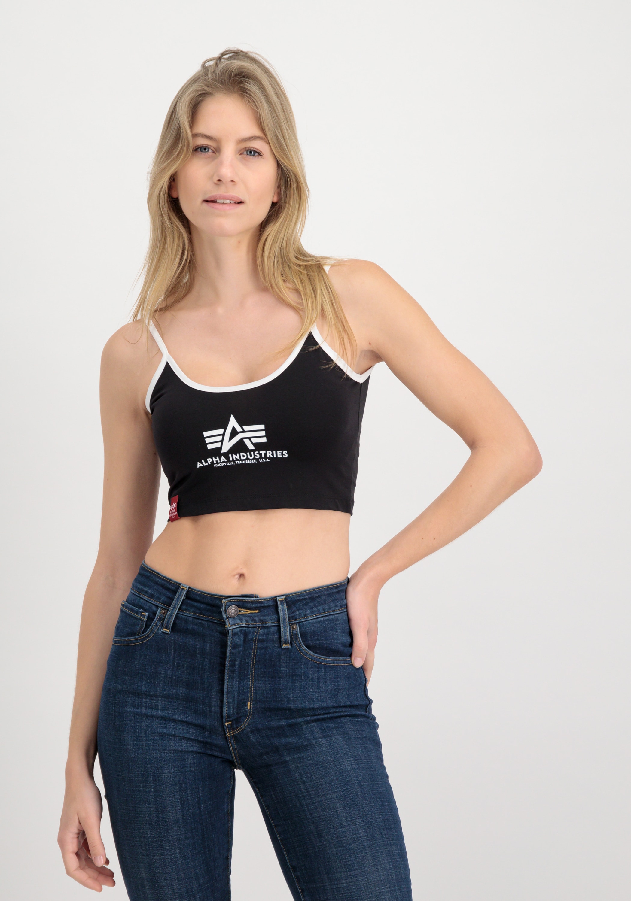 Image of Alpha Industries Muskelshirt "Basic ML Cropped Tank Top Wmn"