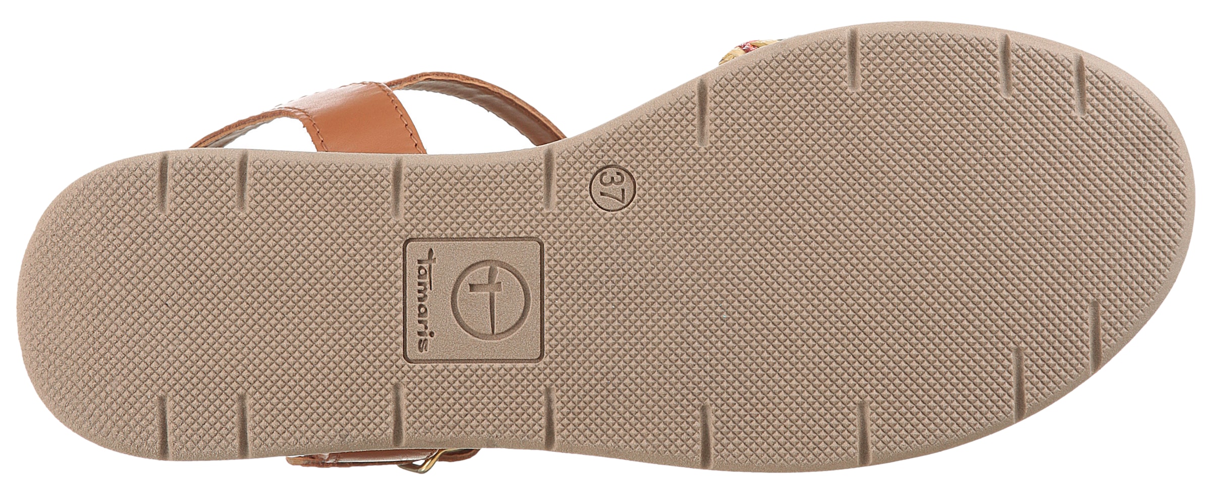 Tamaris Sandalette, Sommerschuh, Sandale, Plateauabsatz mit komfortabler Innensohle