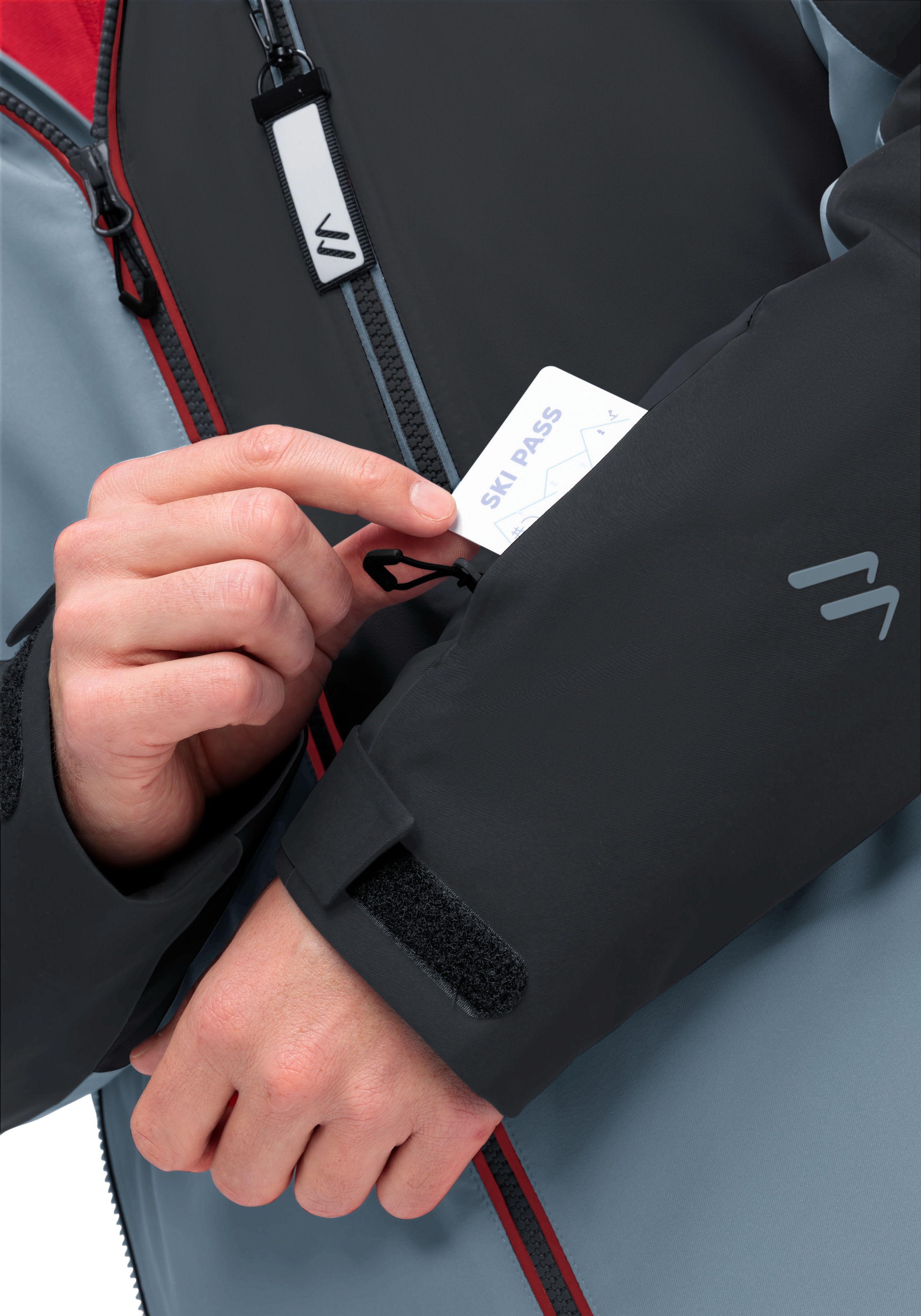 Maier Sports Skijacke »Oravice«, Herren Winterjacke mit RV-Taschen und Kapuze, wasserdicht