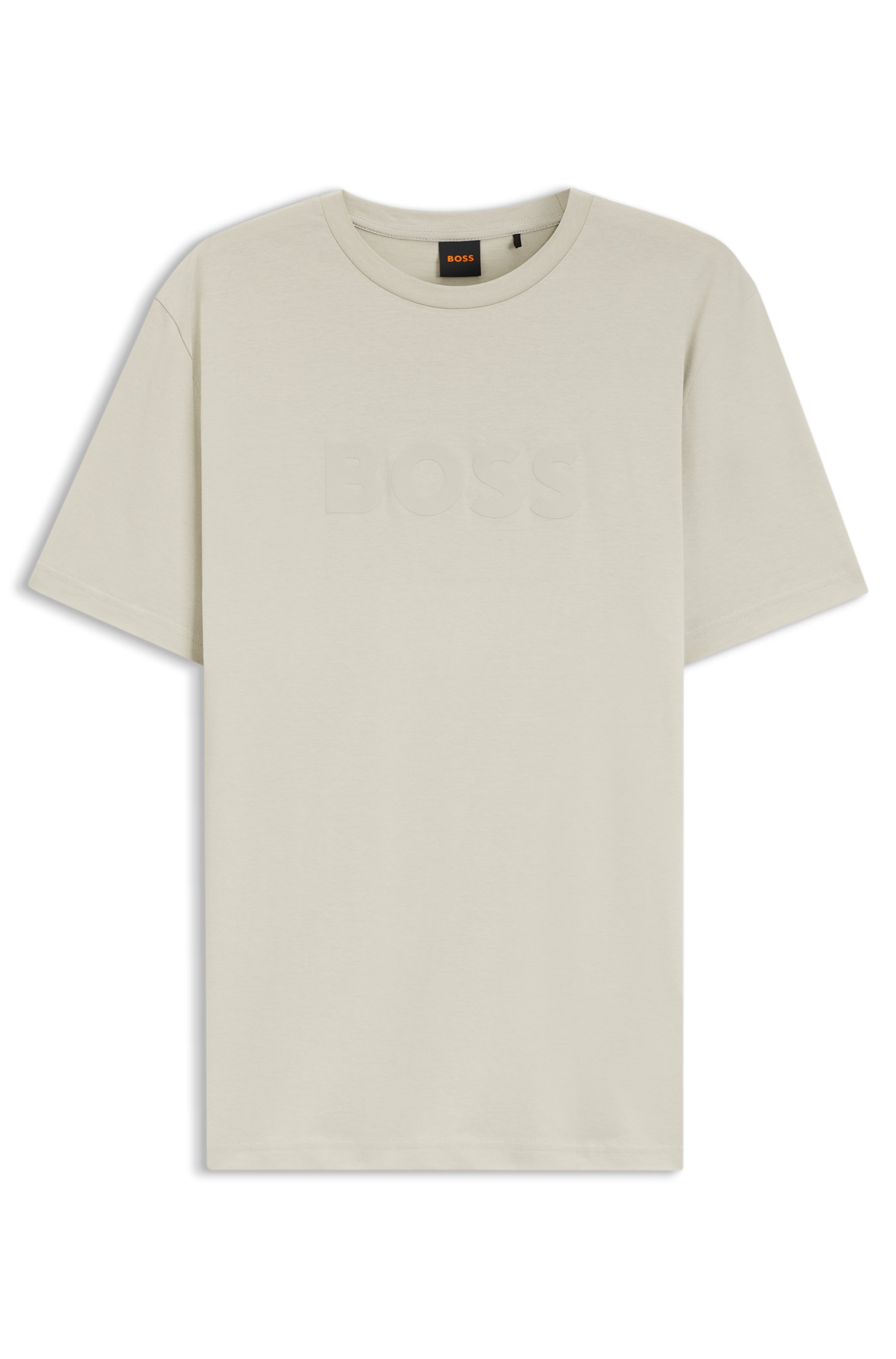 BOSS ORANGE T-shirt Rundhalsausschnitt, Regular Fit, grosser Logodruck