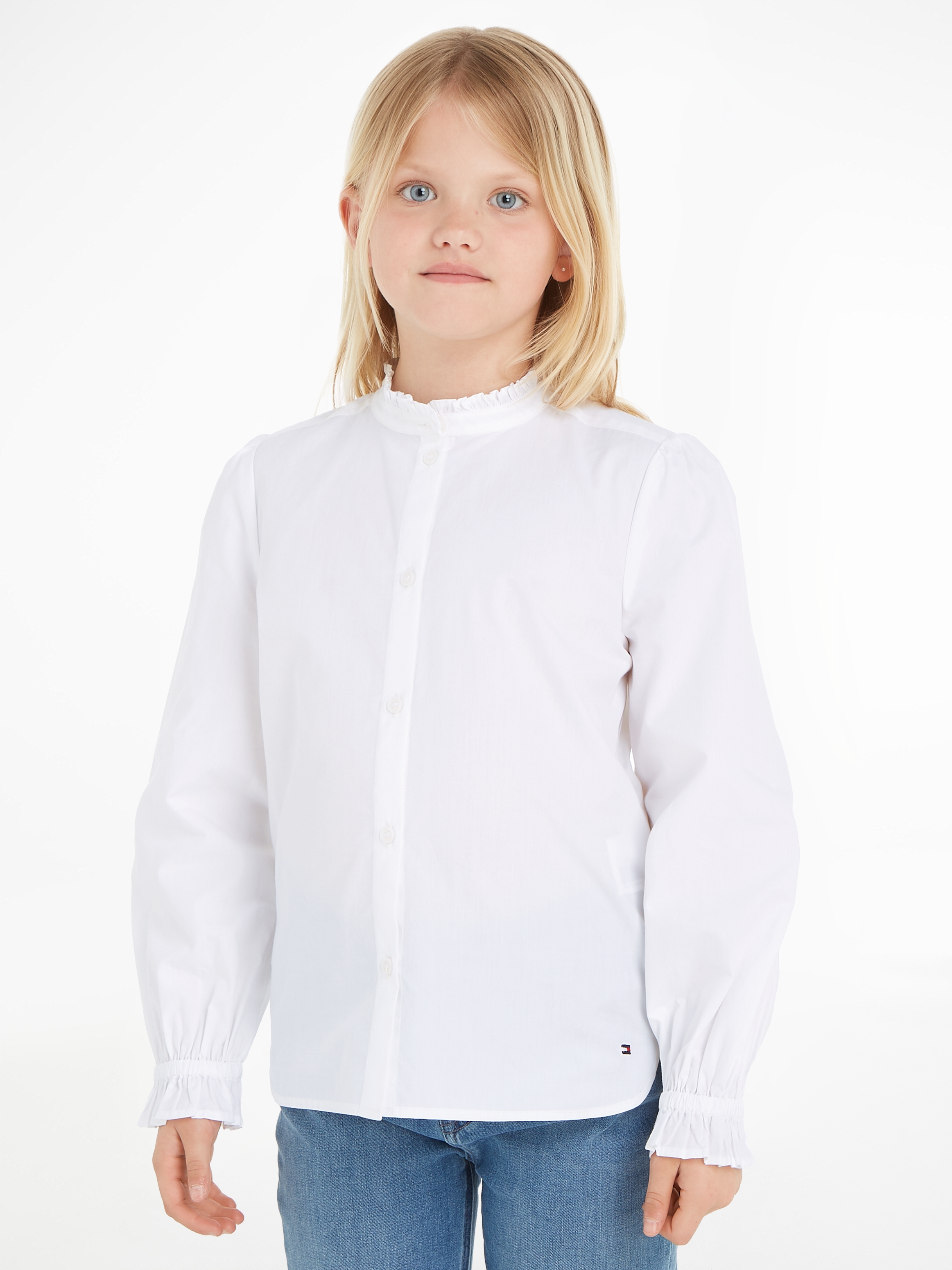 Klassische Bluse »RUFFLE COLLAR SHIRT«
