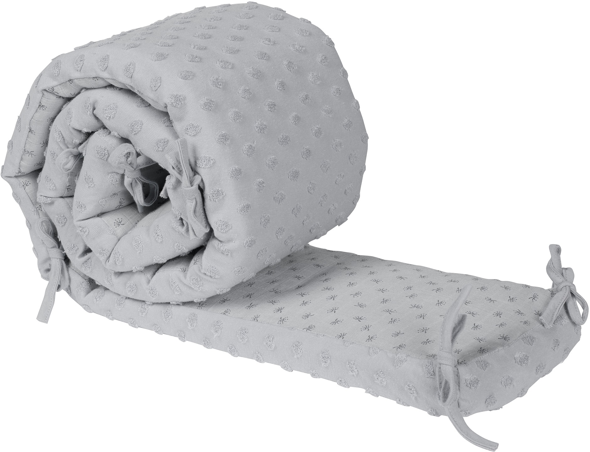roba® Bettnestchen »Lil Planet, silberfarbengrau«, GOTS made with organic materials, zertifiziert durch BCS 36081