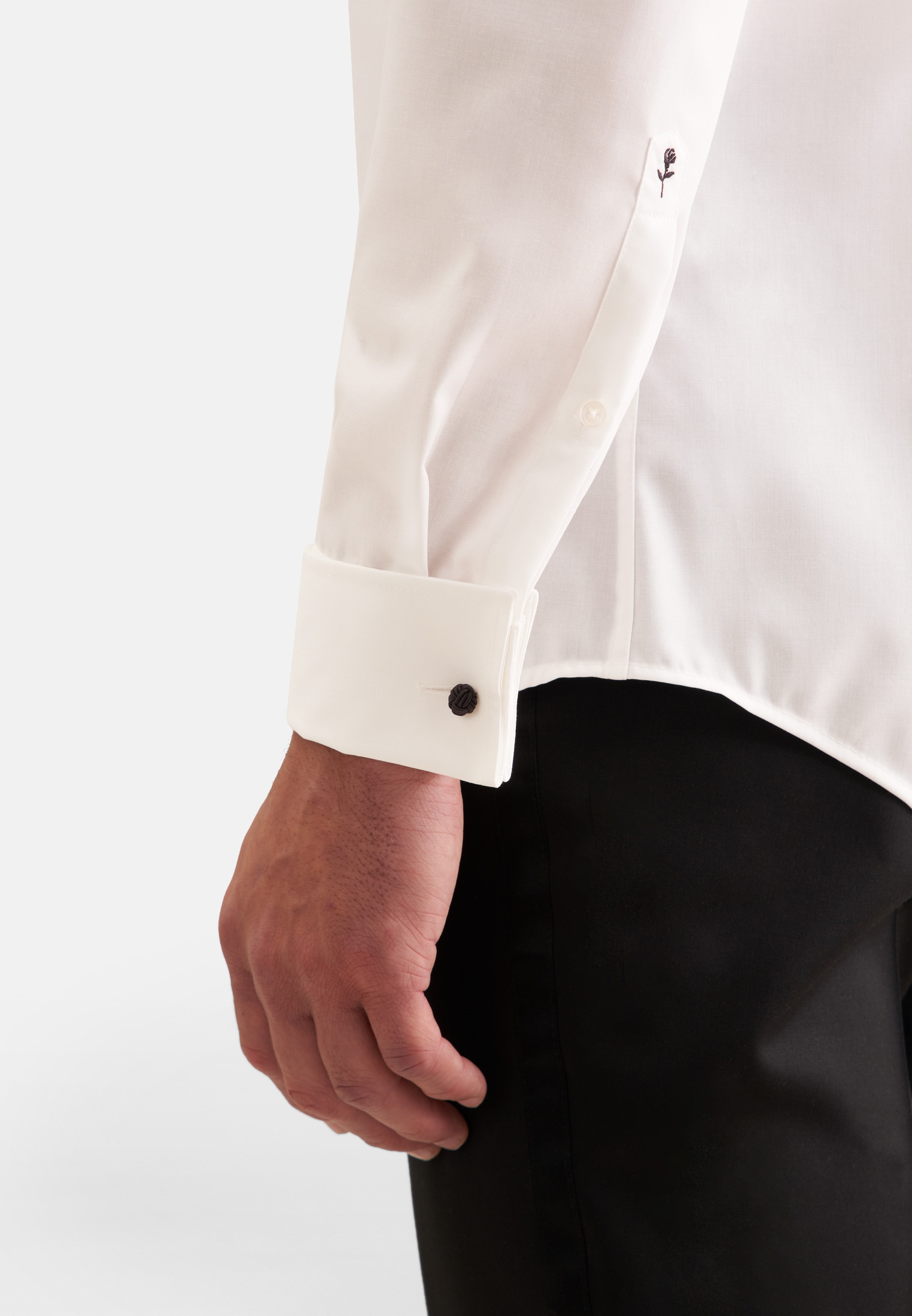 seidensticker Chemise de smoking »Schwarze Rose« Gala Uni