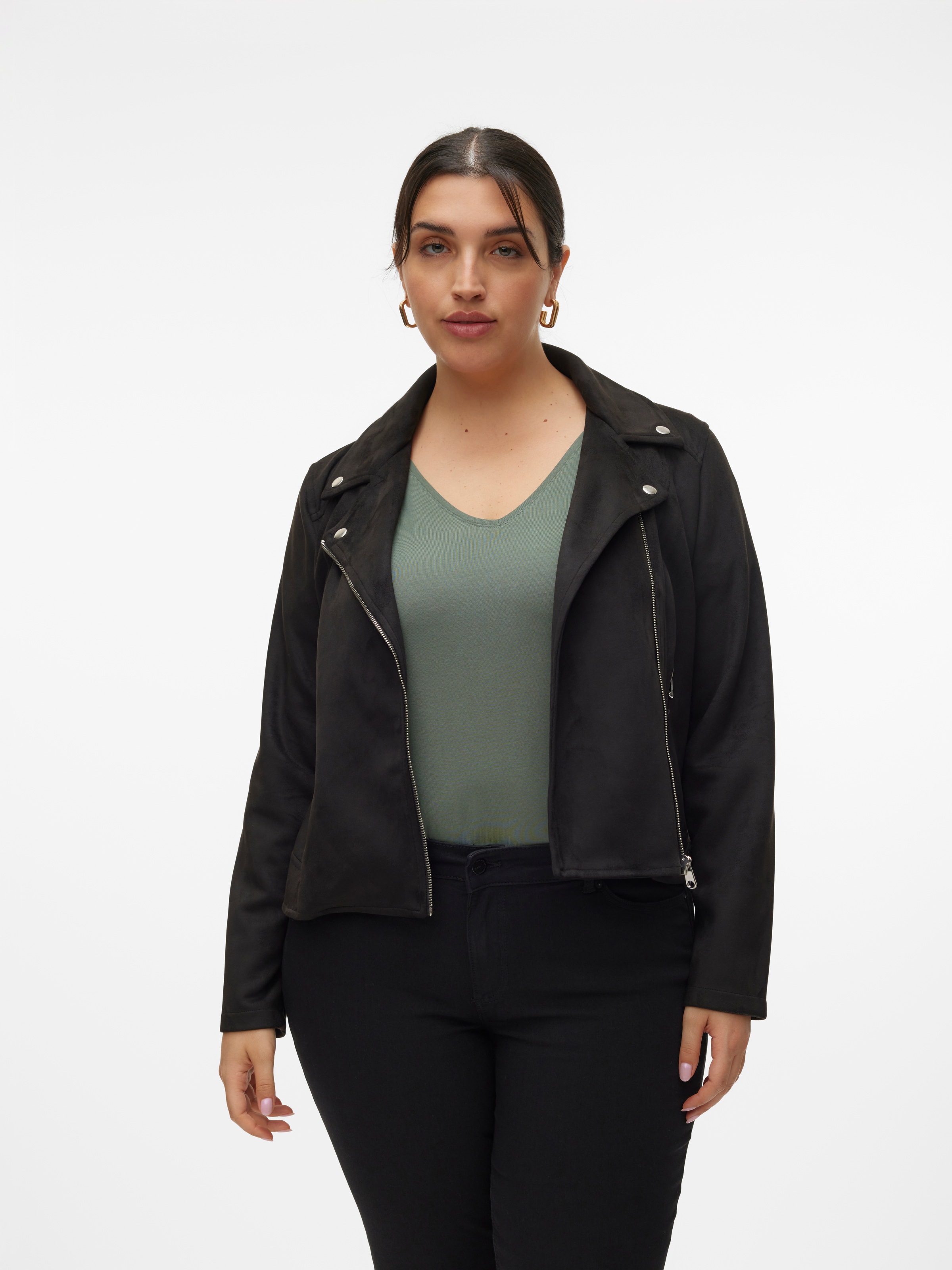 Image of Vero Moda Curve Bikerjacke "VMCJOSE SHORT JACKET NOOS CUR"
