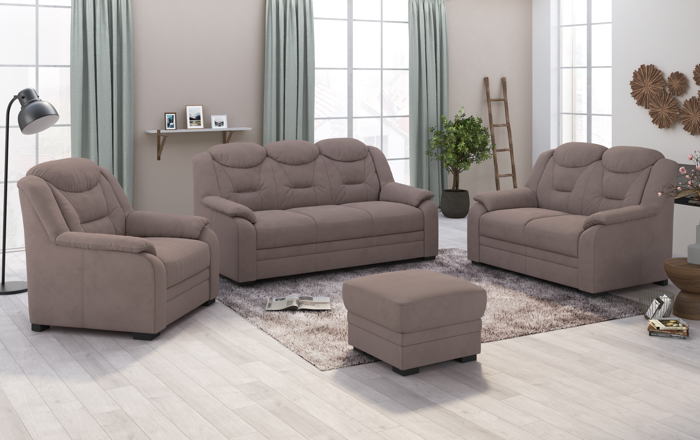COTTA 3-Sitzer »Marcus«, Sofa mit hoher Rückenlehne