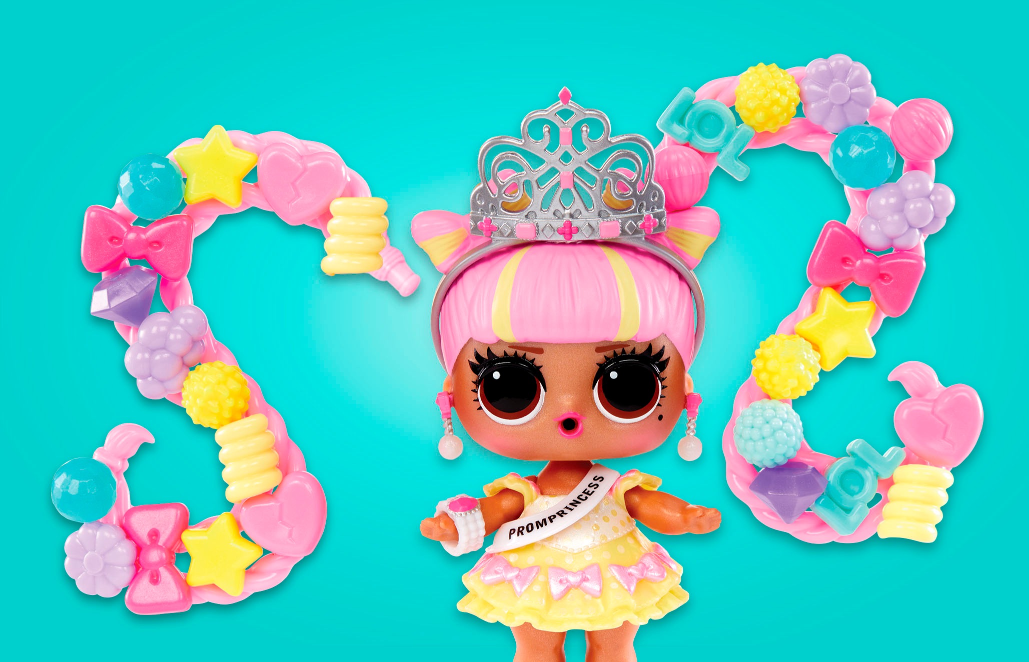 L.O.L. SURPRISE! Kreativset »L.O.L. Surprise Hair Beads Salon« inklusive Püppchen mit DIY Perlen-Frisuren