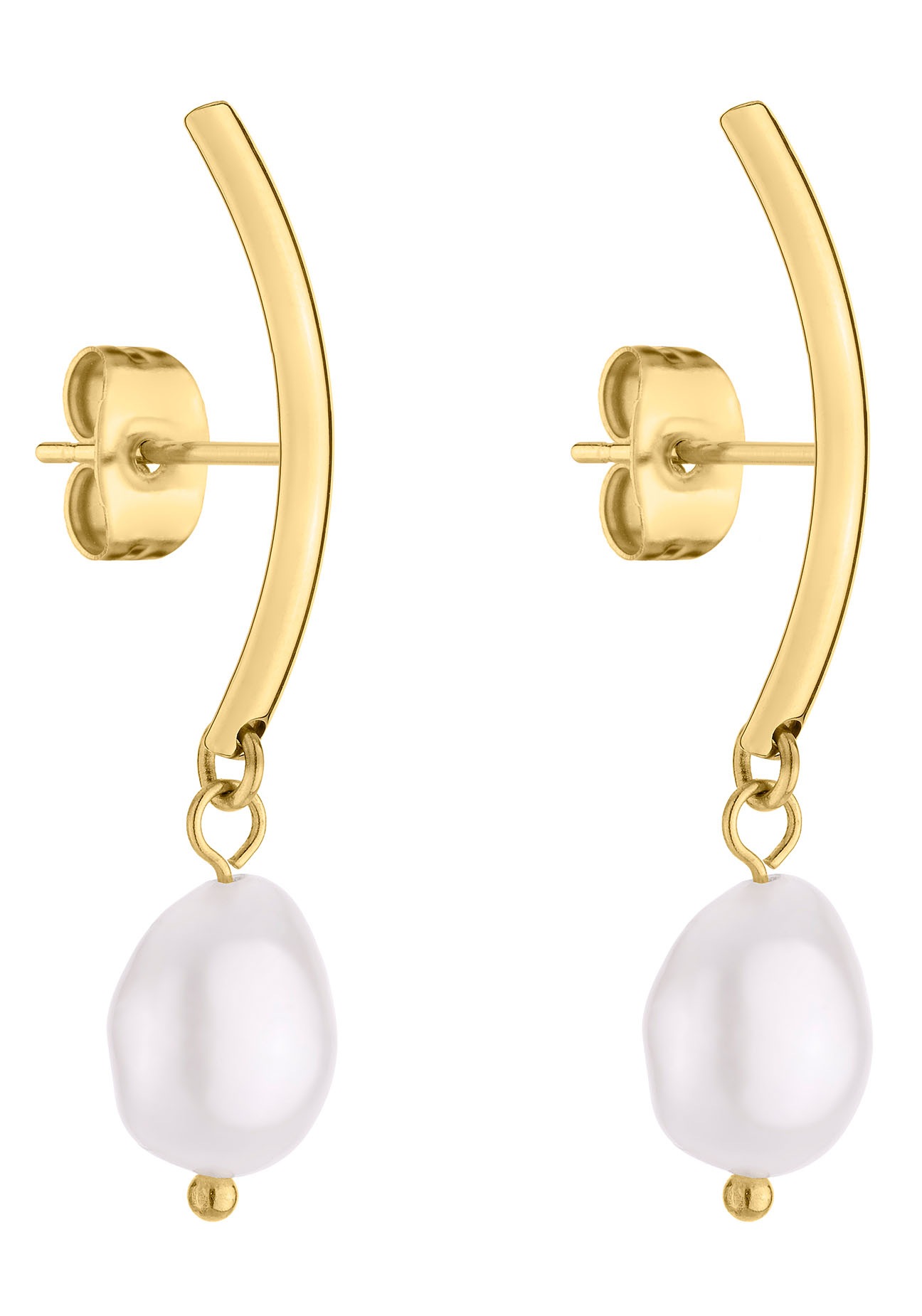 Image of Liebeskind Berlin Paar Ohrstecker », LJ-0825-E-36«, mit Süsswasserzuchtperle bei Ackermann Versand Schweiz