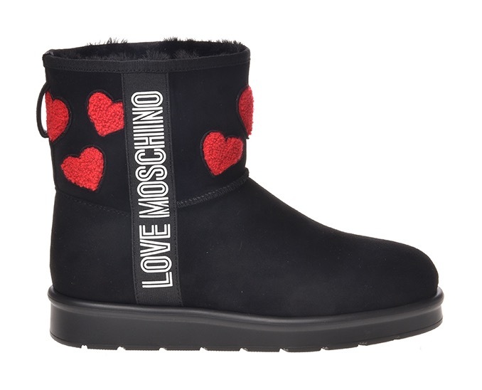 Image of LOVE MOSCHINO Schlupfboots, mit Herzchen-Druck bei Ackermann Versand Schweiz