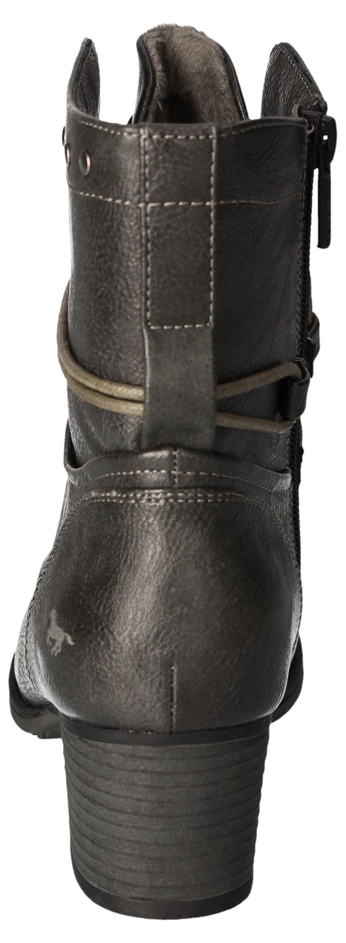 Mustang Shoes Stiefelette, Bikerboots, Stiefelette mit Innenreissverschluss
