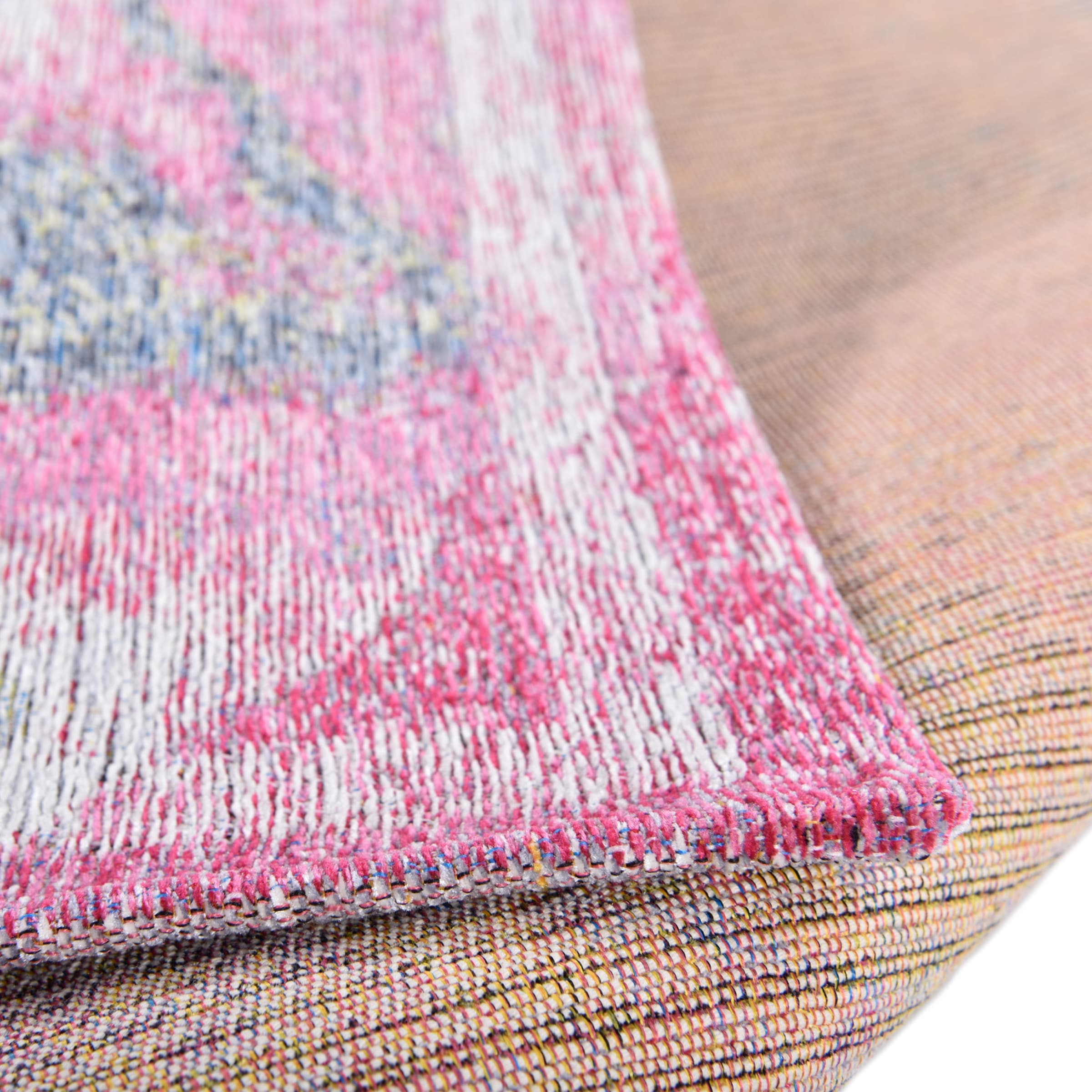 Gino Falcone Tapis »Cosima-111« Rectangulaire 3 mm Höhe tapis jacquard tissé plat, avec fil chenille, design moderne