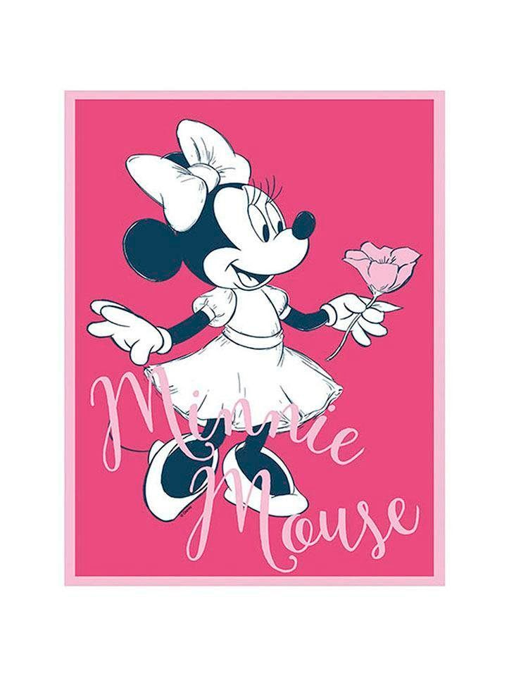 Poster »Minnie Mouse Girlie«, Disney, (1 St.), Kinderzimmer, Schlafzimmer, Wohnzimmer