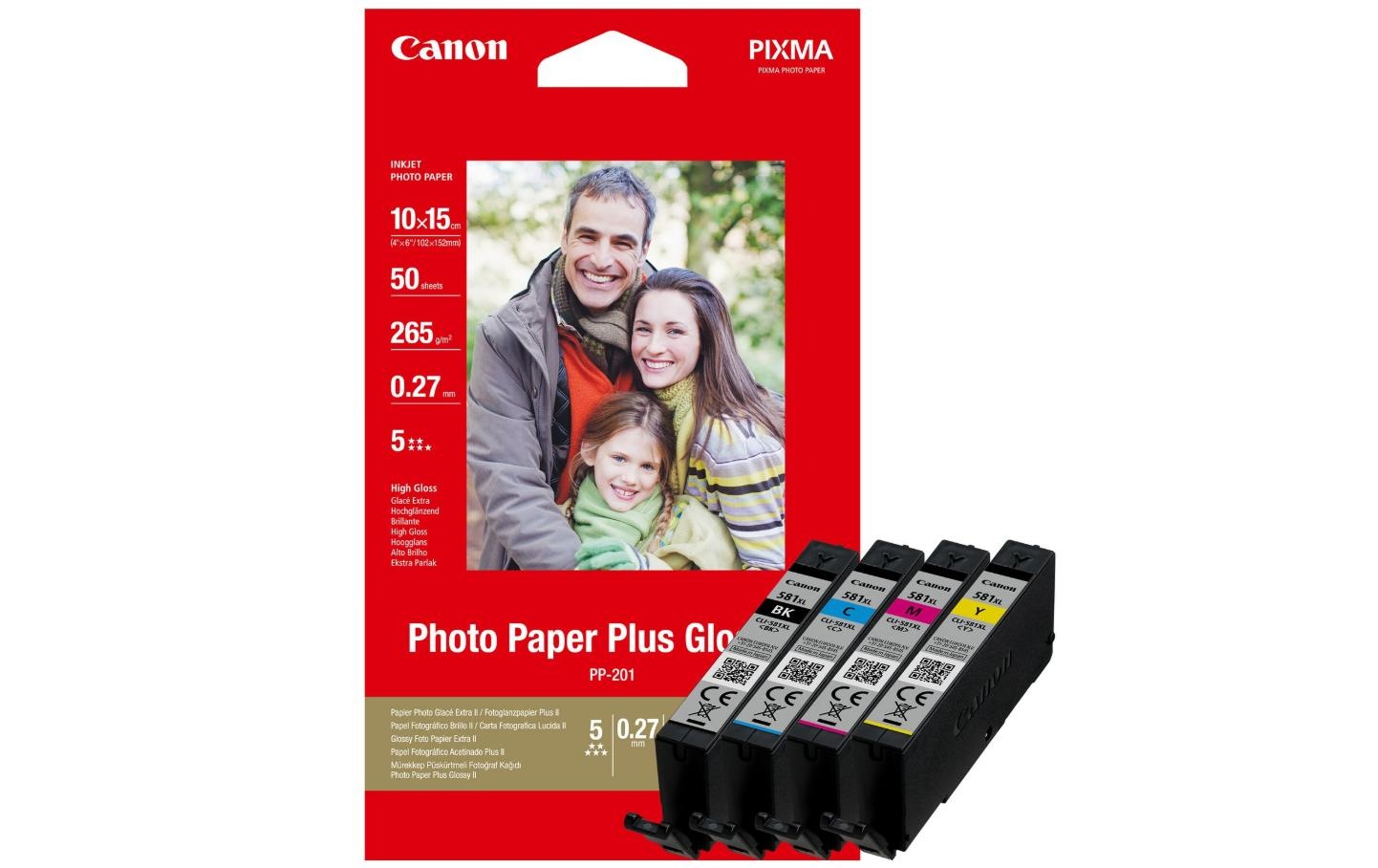 Canon Tintenpatrone »INK CLI-581XL BK/C/M/Y«, (1 St.)