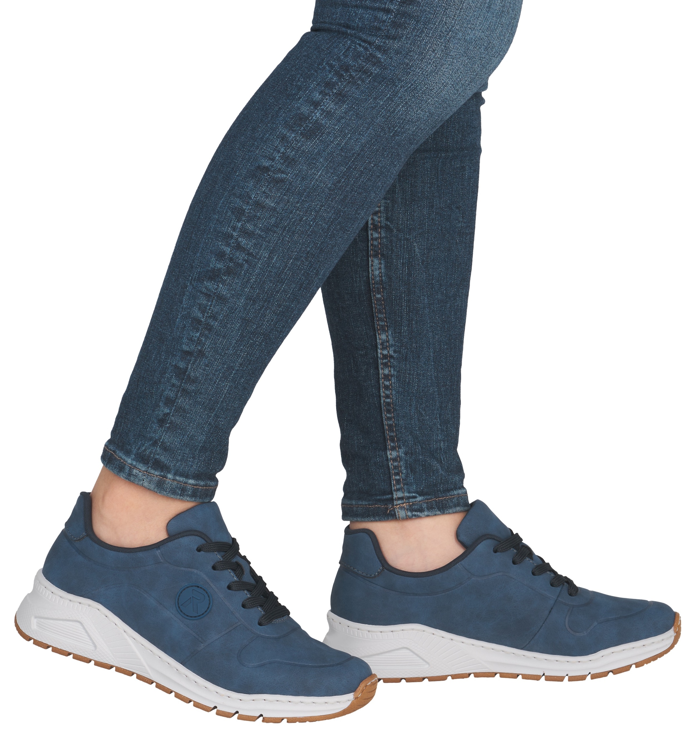 Rieker Sneakers  mit MemoSoft-Innensohle, Freizeitschuh, Halbschuh, Schnürschuh