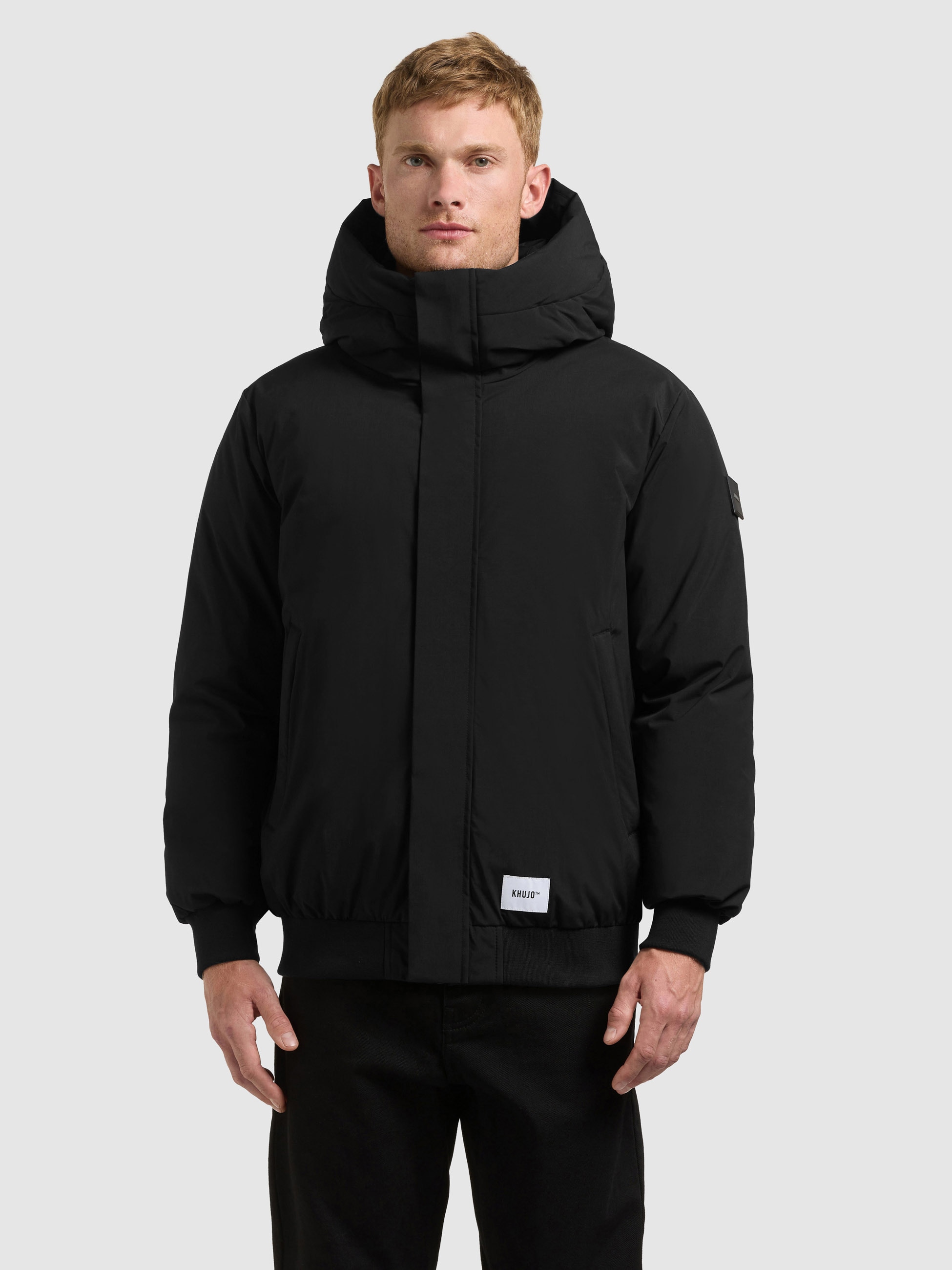 Image of khujo Winterjacke "BENSON" mit Kapuze abnehmbare Rucksackträger in der Innenseite