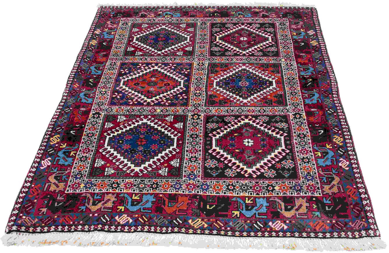Image of morgenland Orientteppich »Perser - Nomadic - 147 x 99 cm - mehrfarbig«, rechteckig, 10 mm Höhe, Wohnzimmer, Handgeknüpft, Einzelstück mit Zertifikat bei Ackermann Versand Schweiz