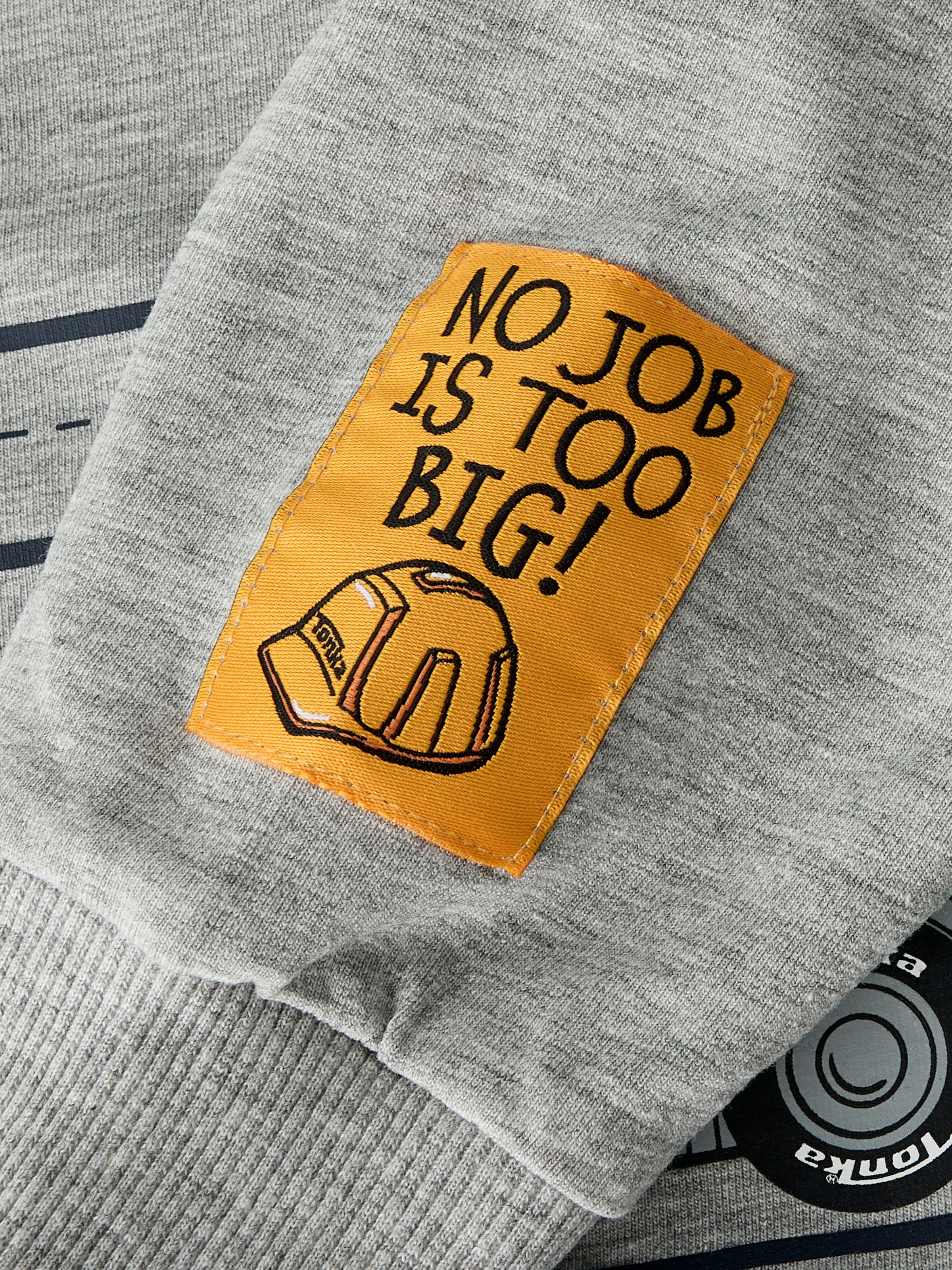 Name It Sweat-shirt »NMMJORGE TONKA NREG SWEAT UNB CPLG«, mélange coton, coupe régulière
