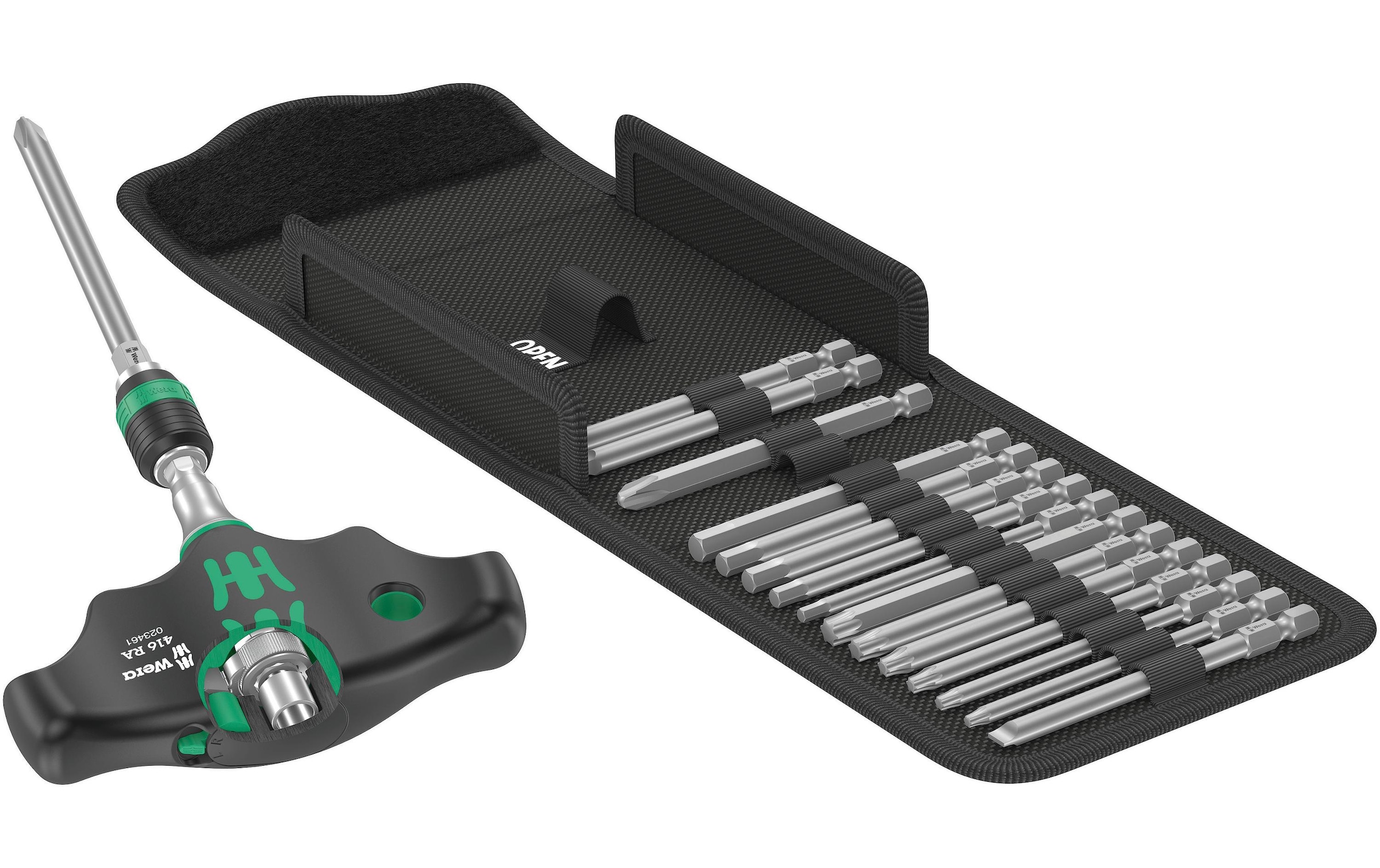 Bit-Set »Wera Kraftform Kompakt 400 RA Imperial Set«