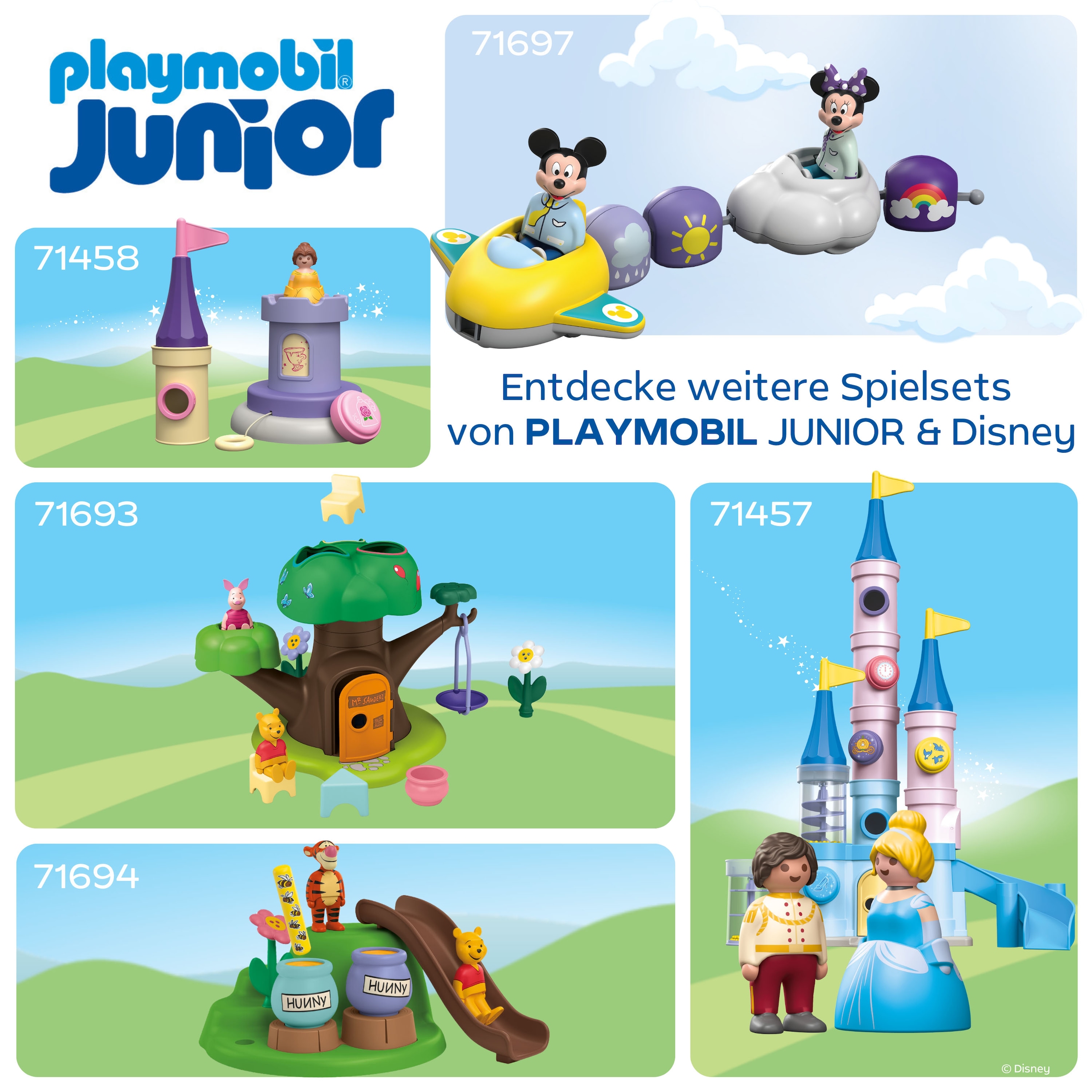 Playmobil® Konstruktions-Spielset »Mickys & Minnies Wolkenflug (71697), JUNIOR & Disney« Made in Europe
