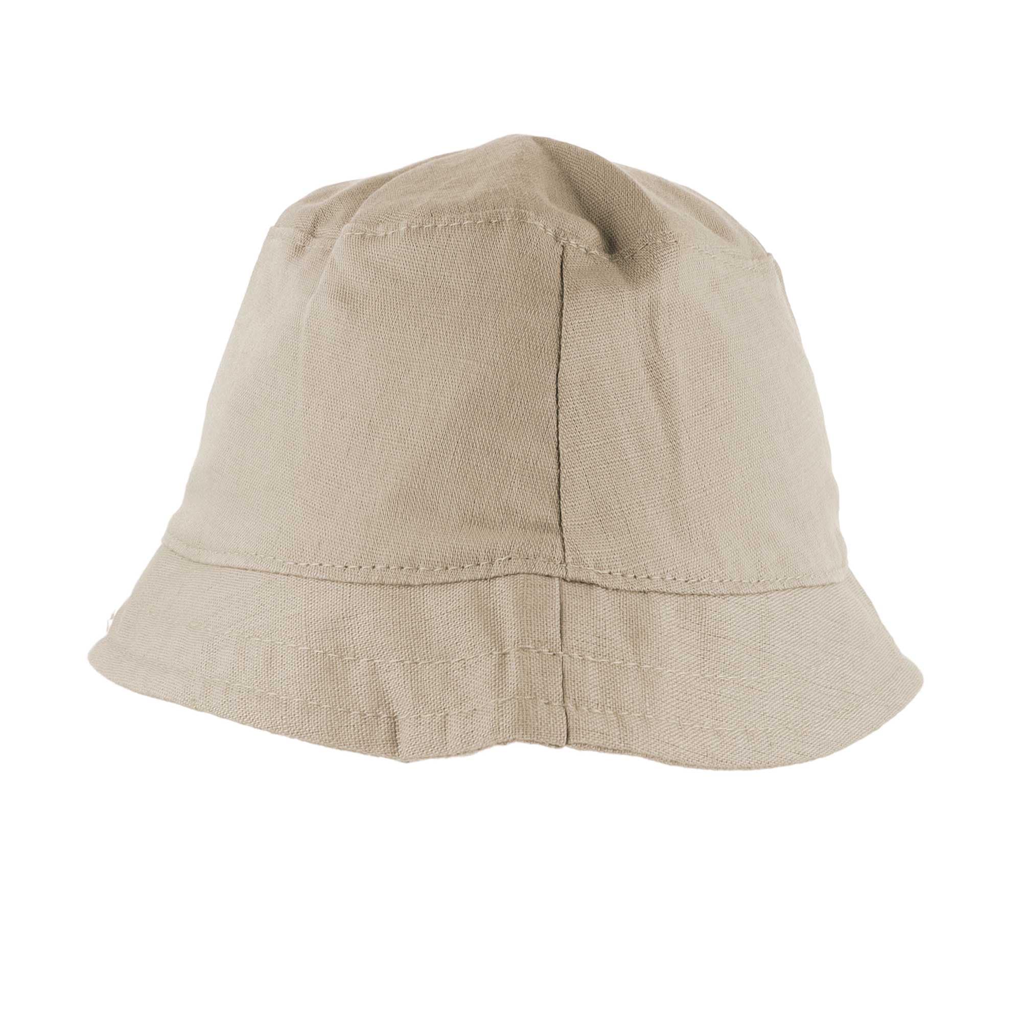 MAXIMO Chapeau de pêcheur 1 cuis Beigemeliert, Leinenoptik, UV50, Baby-Boy