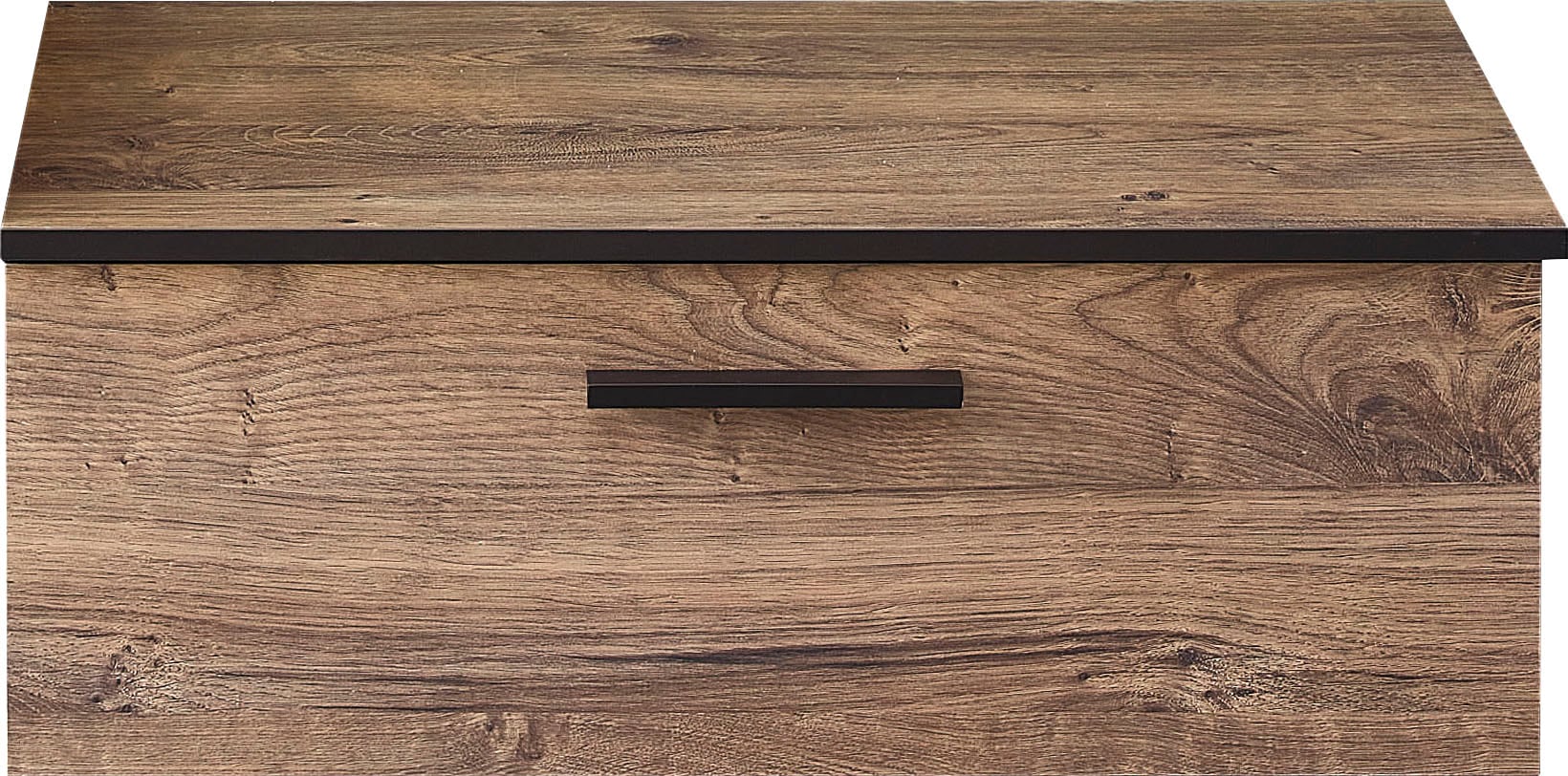Saphir Armoire basse »Quickset 374 Badschrank mit 1 Klappe, inkl. Abdeckplatte« meuble sous lavabo, imitation chêne Ribbeck horizontal, 71 cm de large