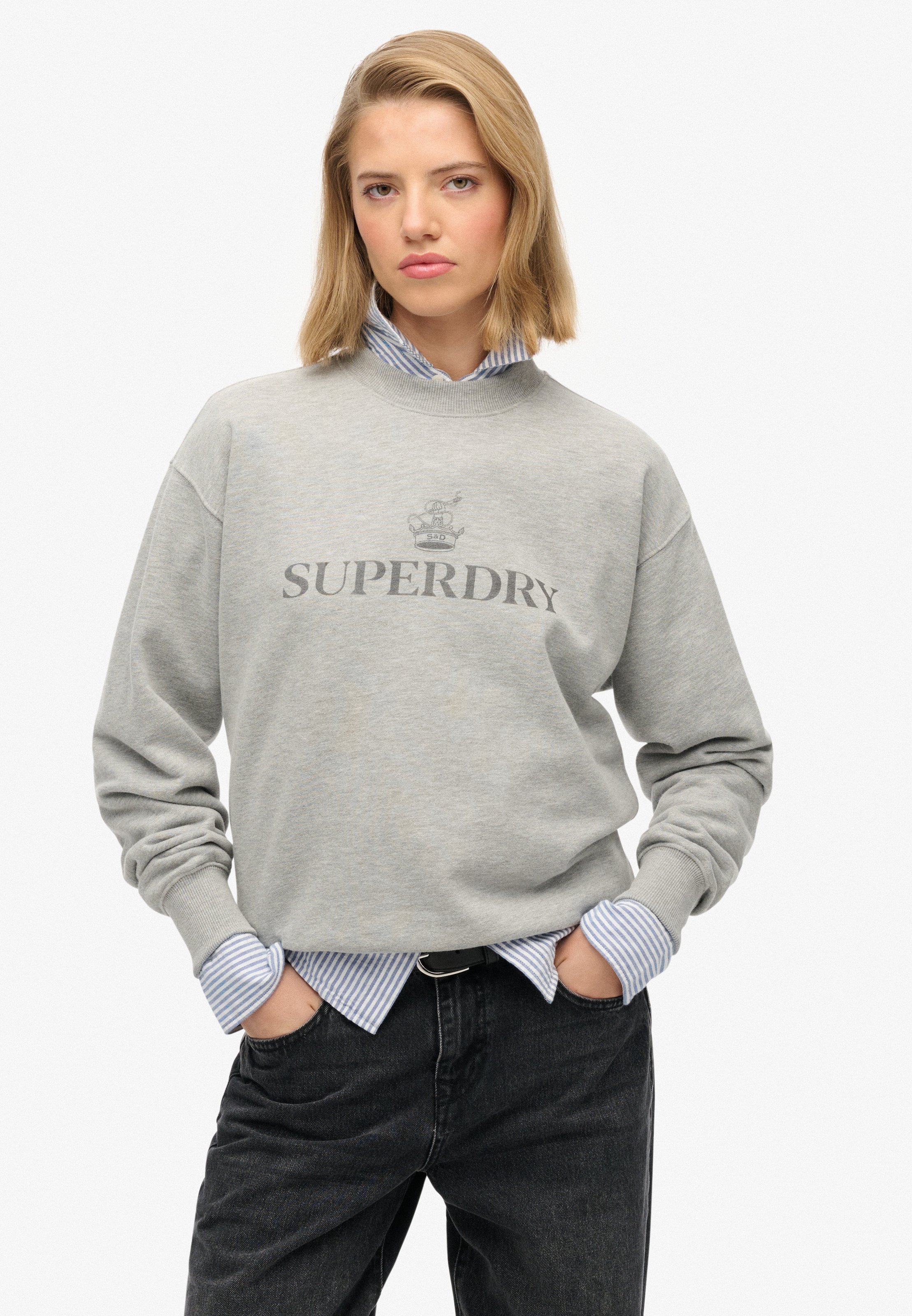 Image of Superdry Sweatshirt "BRITISH DESIGN RELAXED CREW"