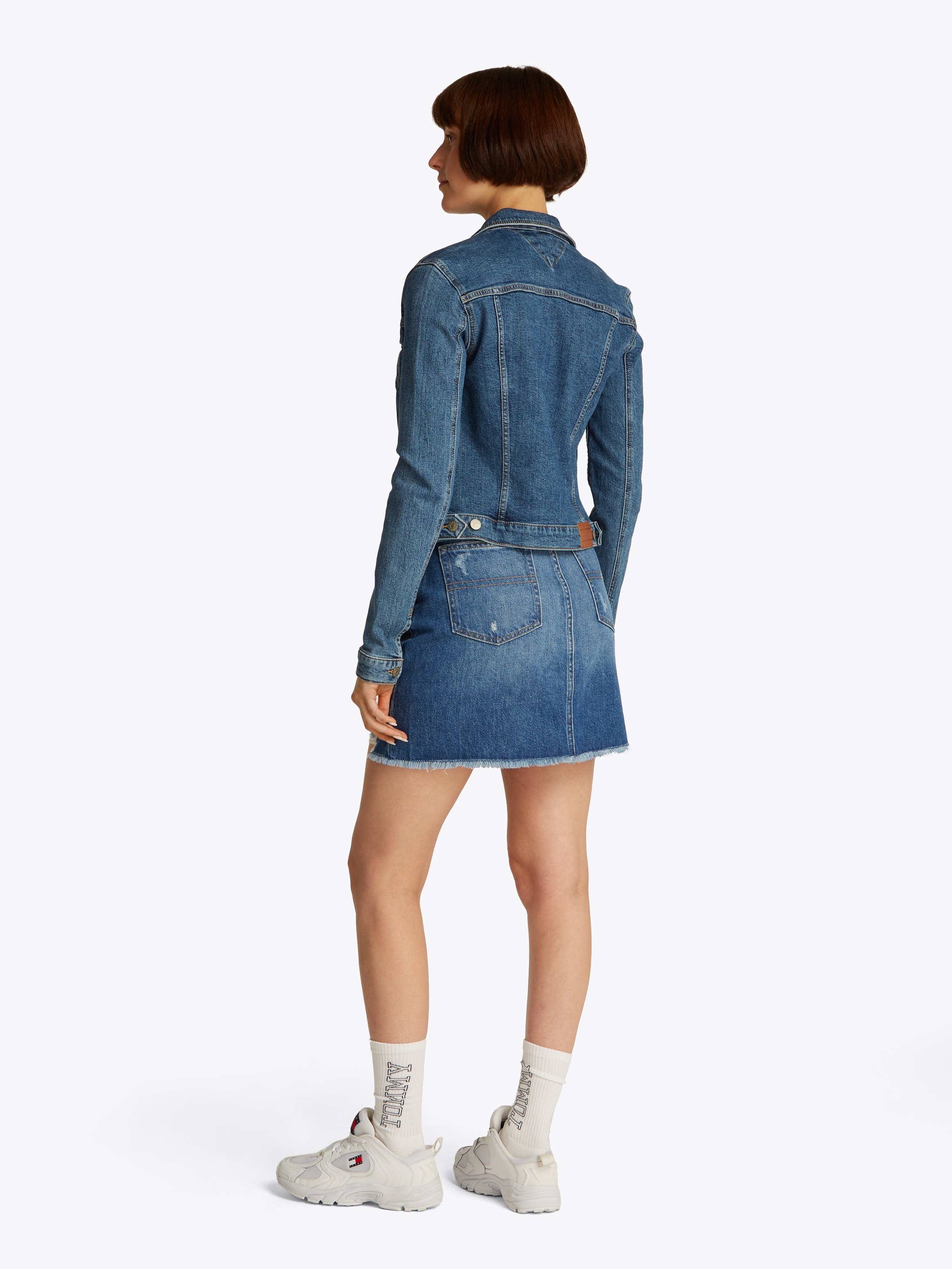 Tommy Jeans Curve Jeansjacke »VIVIANNE SKN JACKET EXT BI8130«, in Grossen Grössen